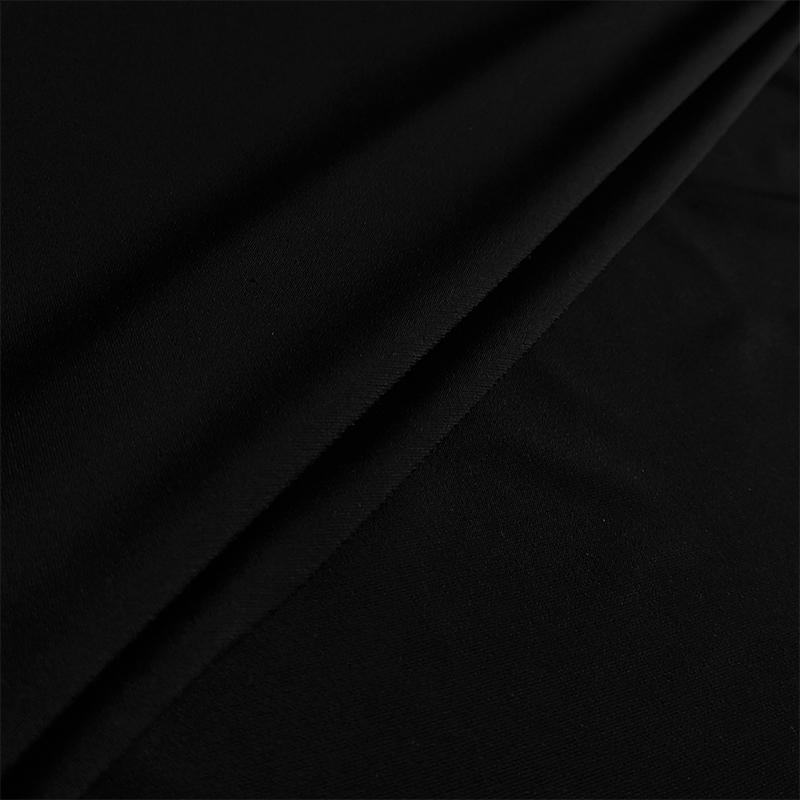 Jersey Tinta Unita Lux Nero