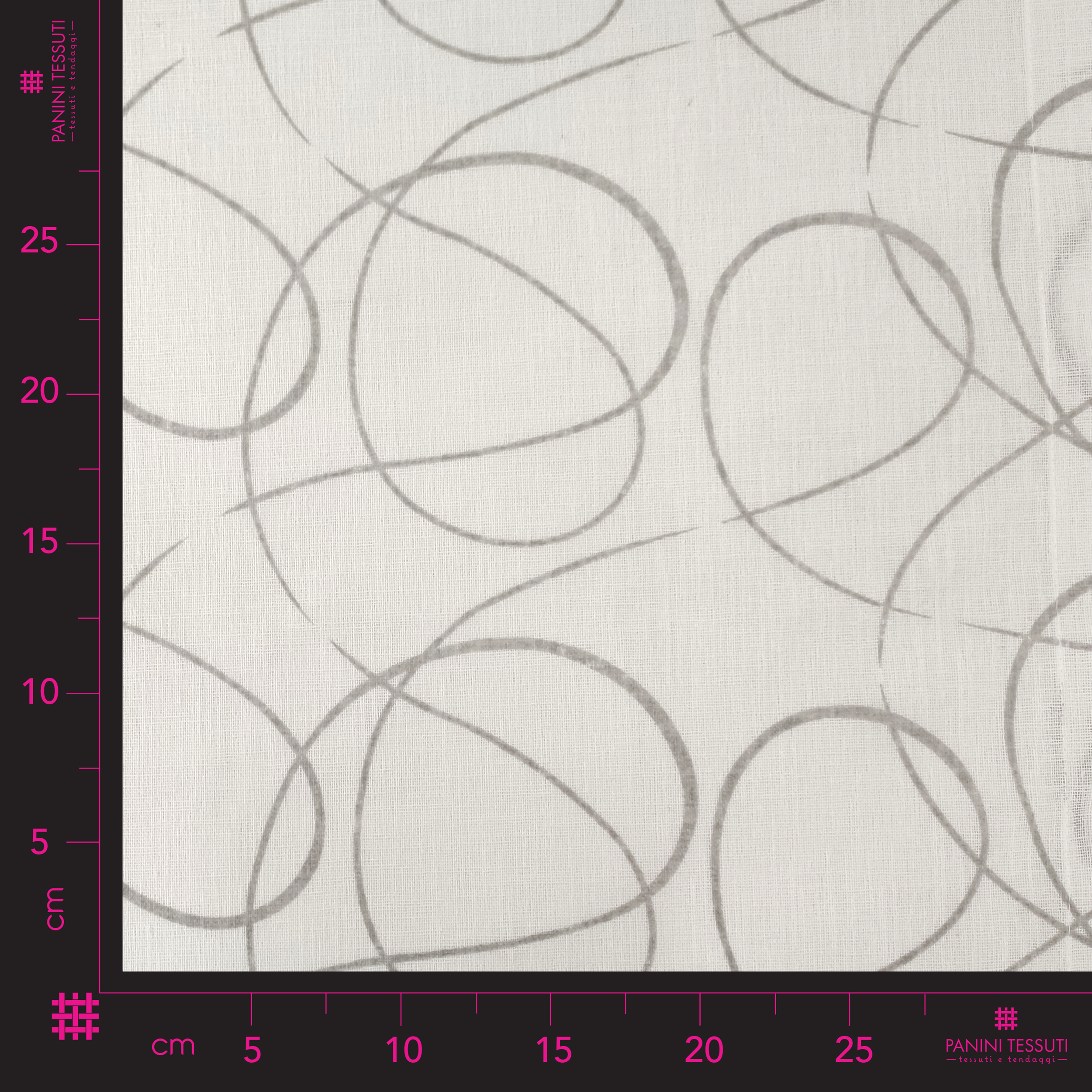 Tissu de rideau Liberty Grey Circles