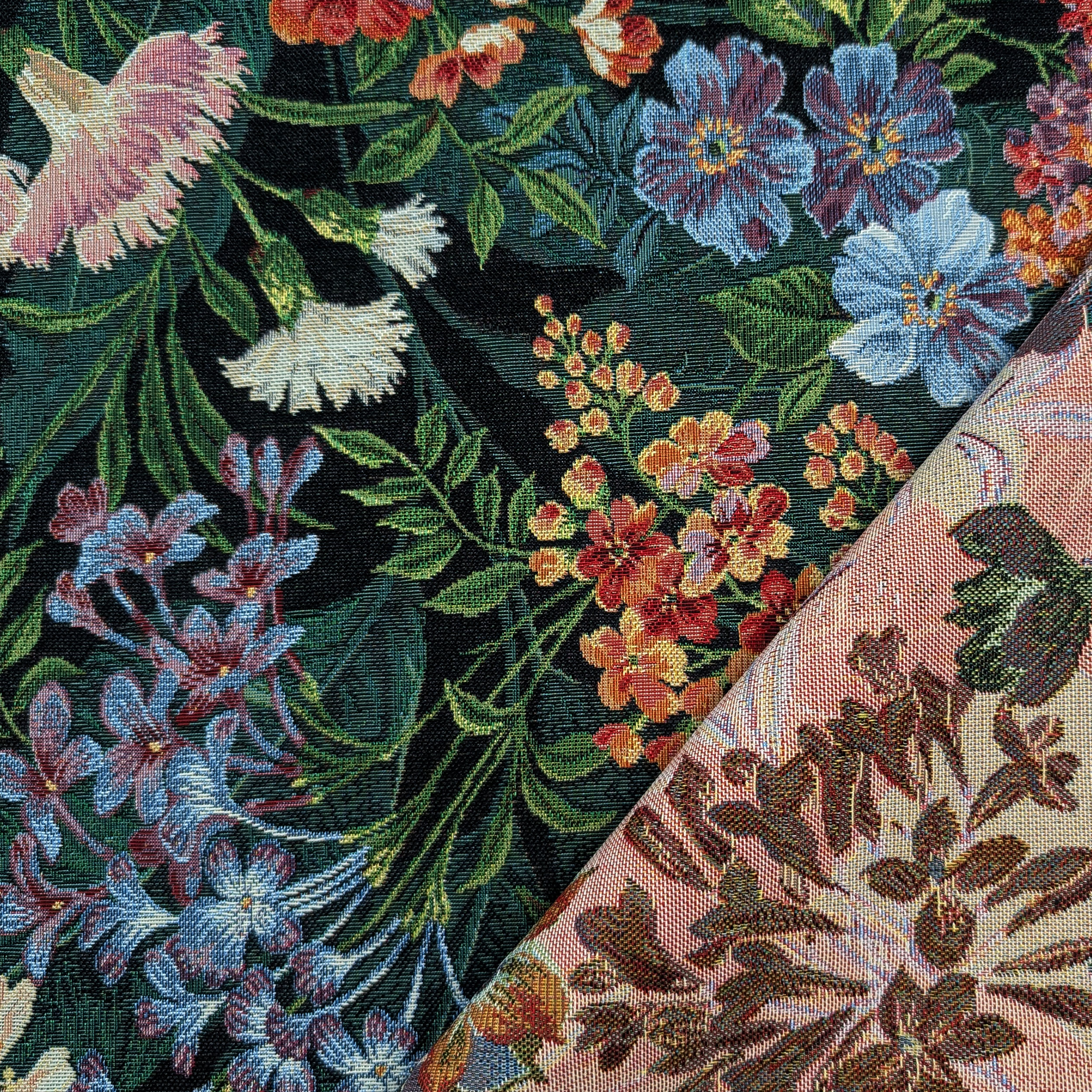 Tissu Gobelin Bouquet floral Fantaisie Image