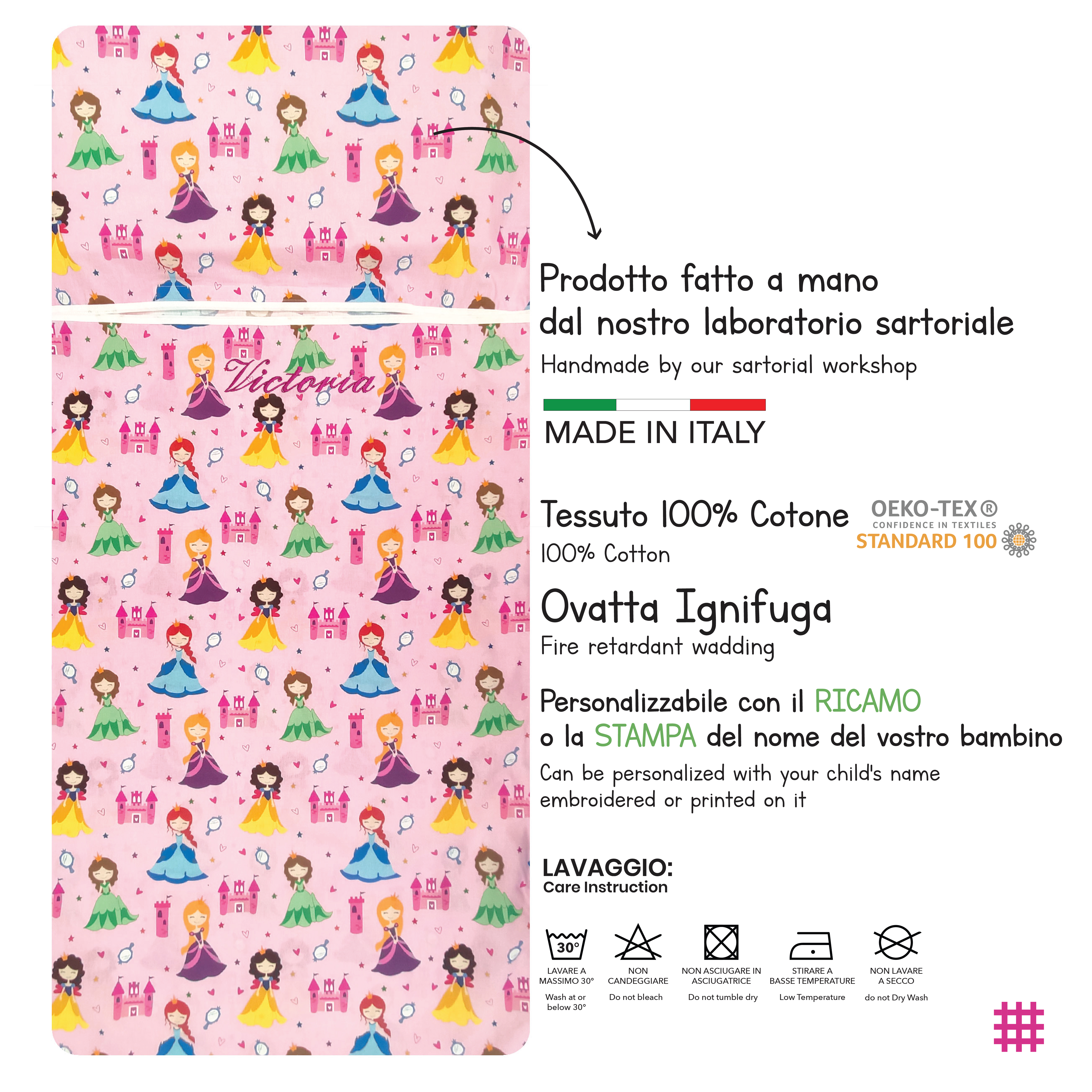 Summer Sleeping Bag Princesses Pink Background Image