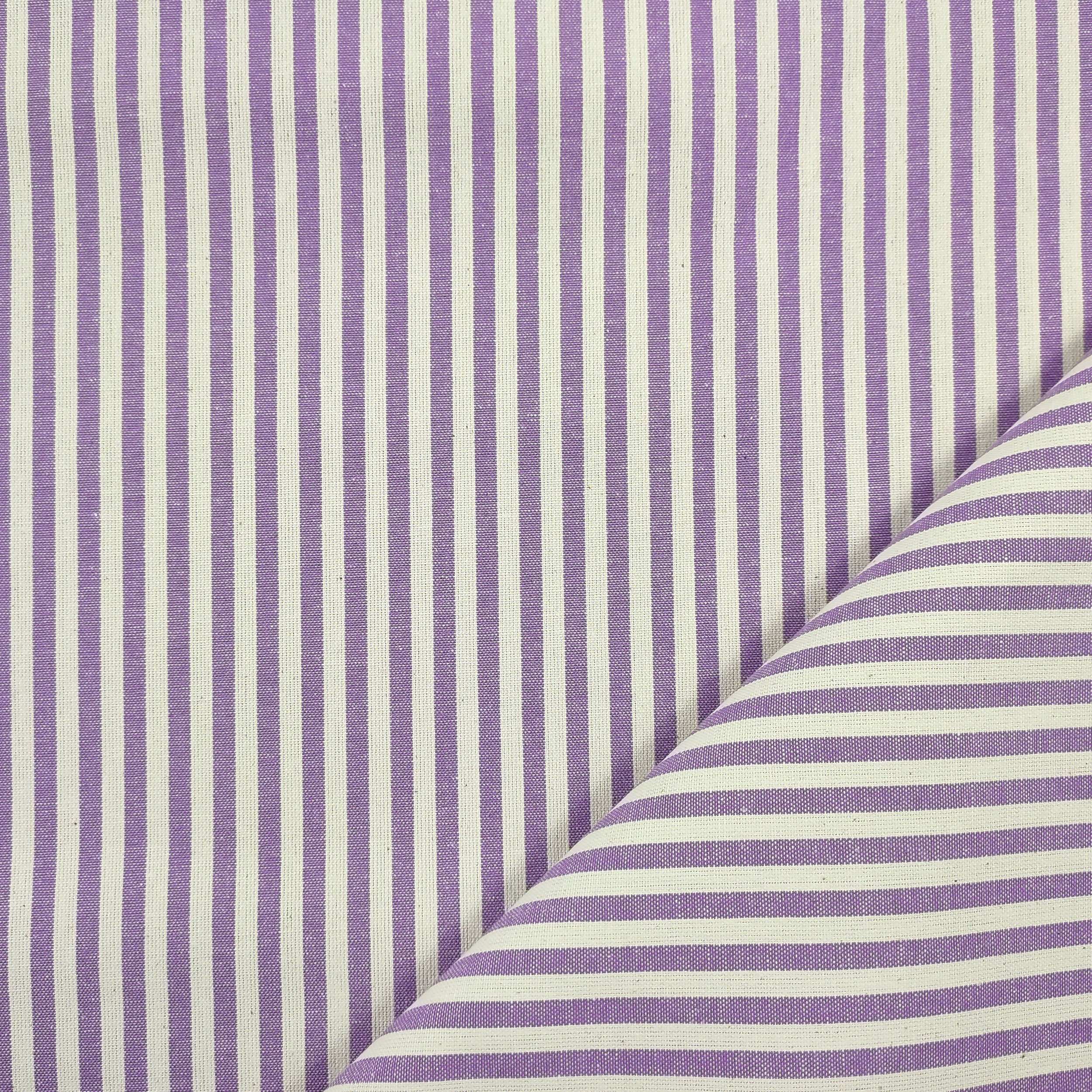 Pure Cotton Striped Tablecloth Fabric Image