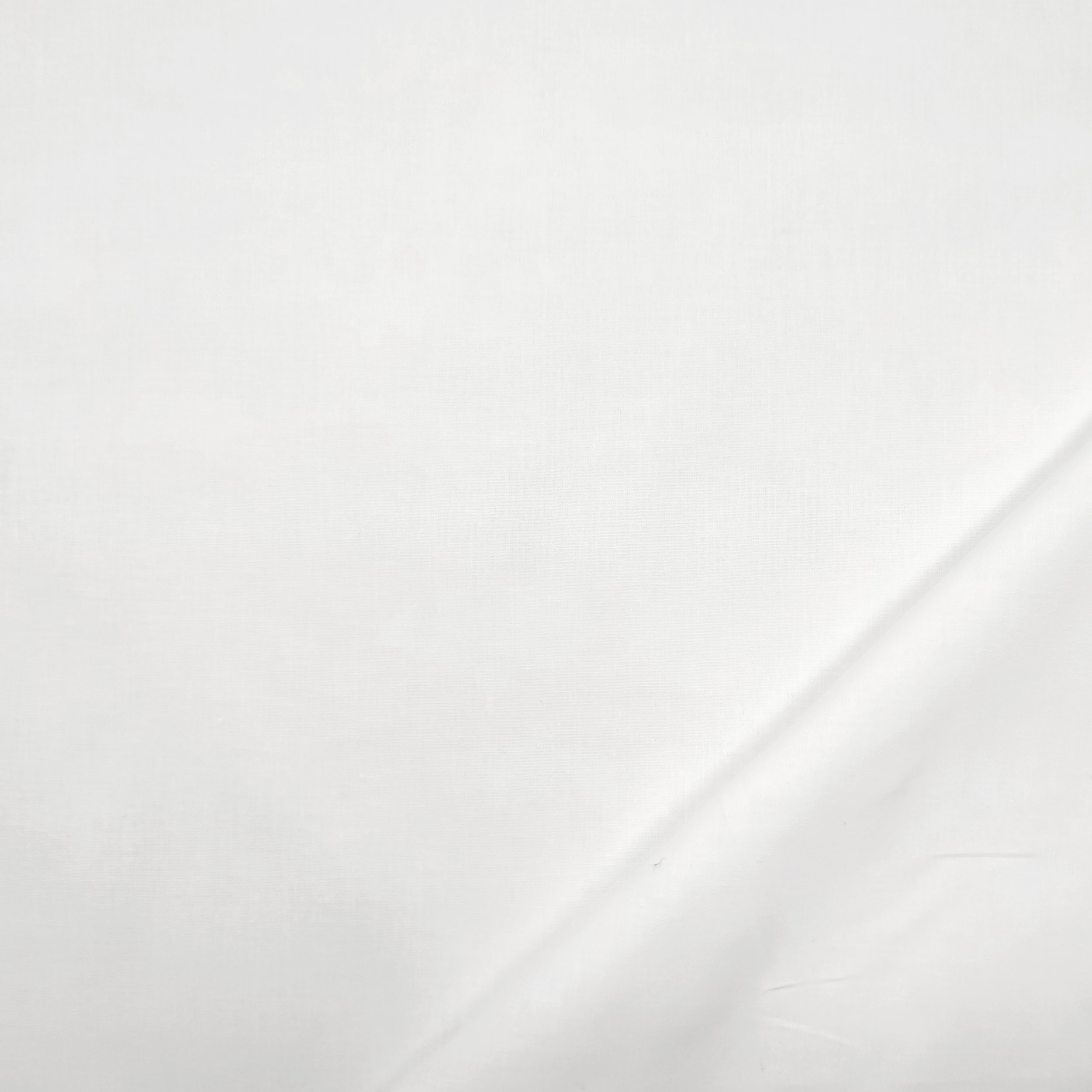 White Organic Cotton Fabric Remnant, 150x140 cm Image