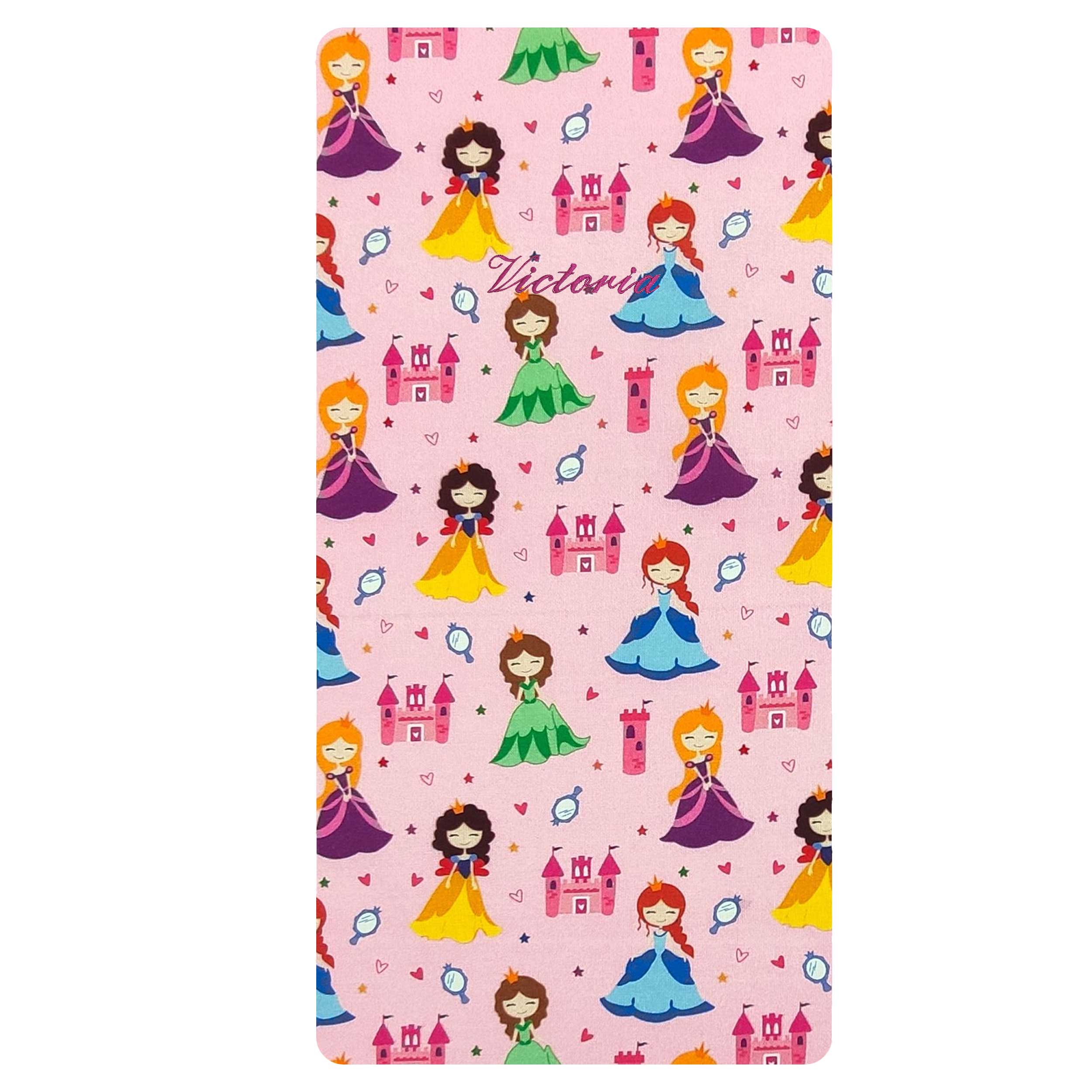 Sheet Princesses Pink Background Image