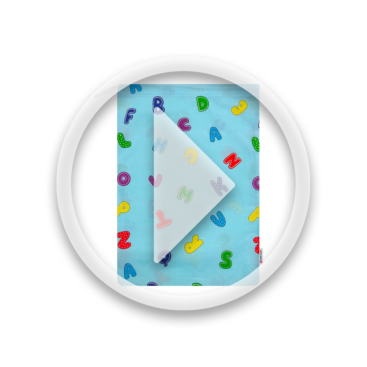  Alphabet Changing Bag Blue Background Image