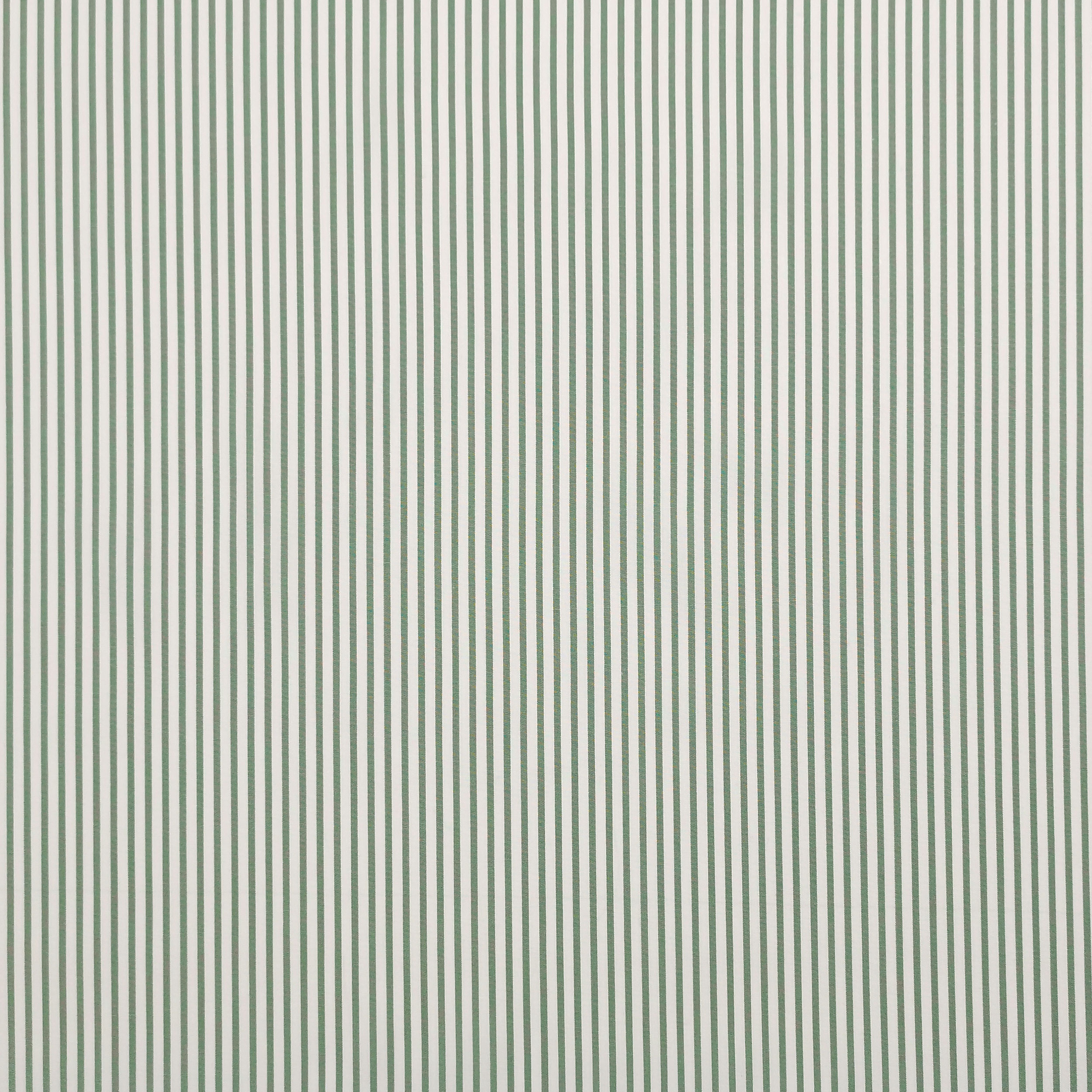 Cotton for Shirts Thin Green Stripes