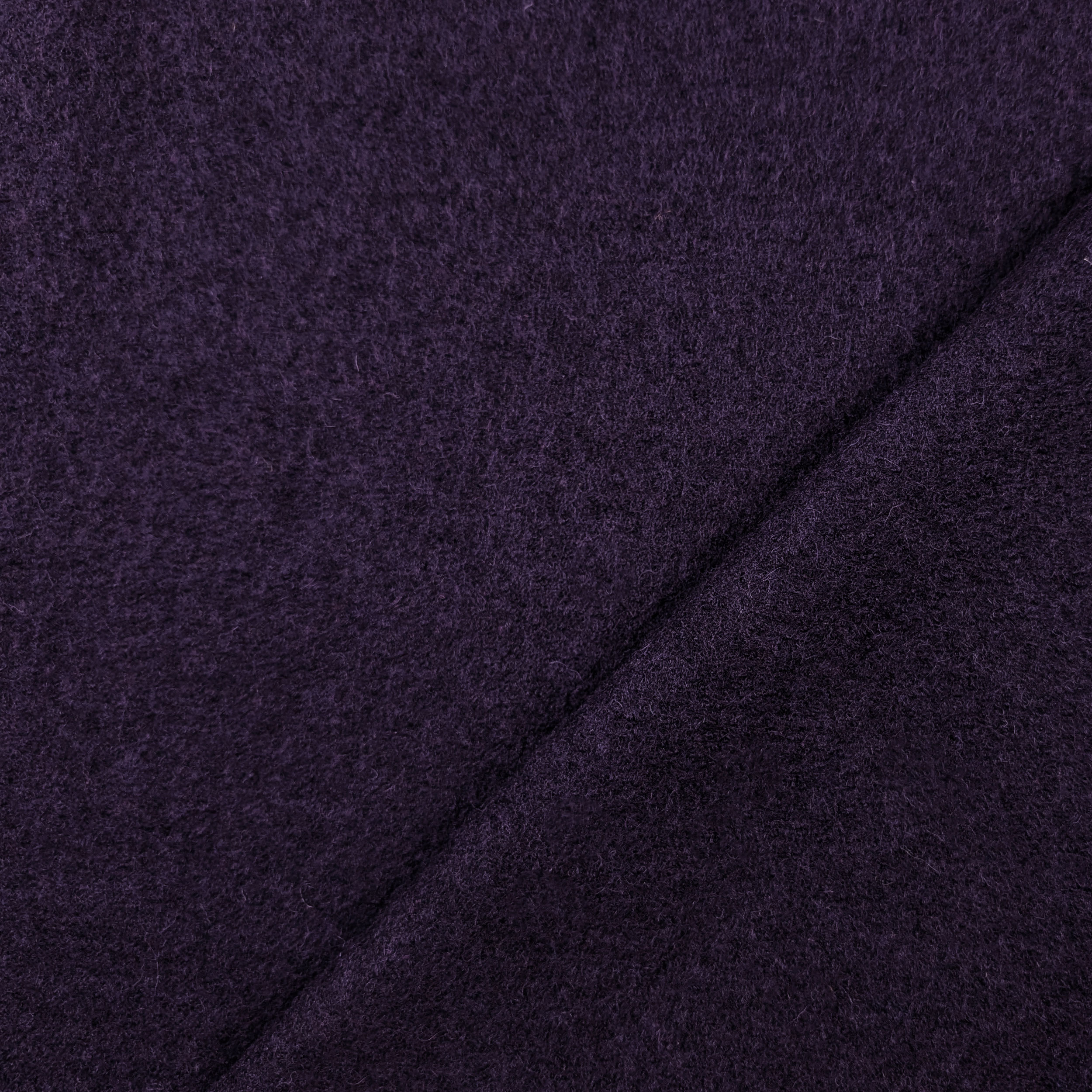 Loden Plum Boiled Wool Image