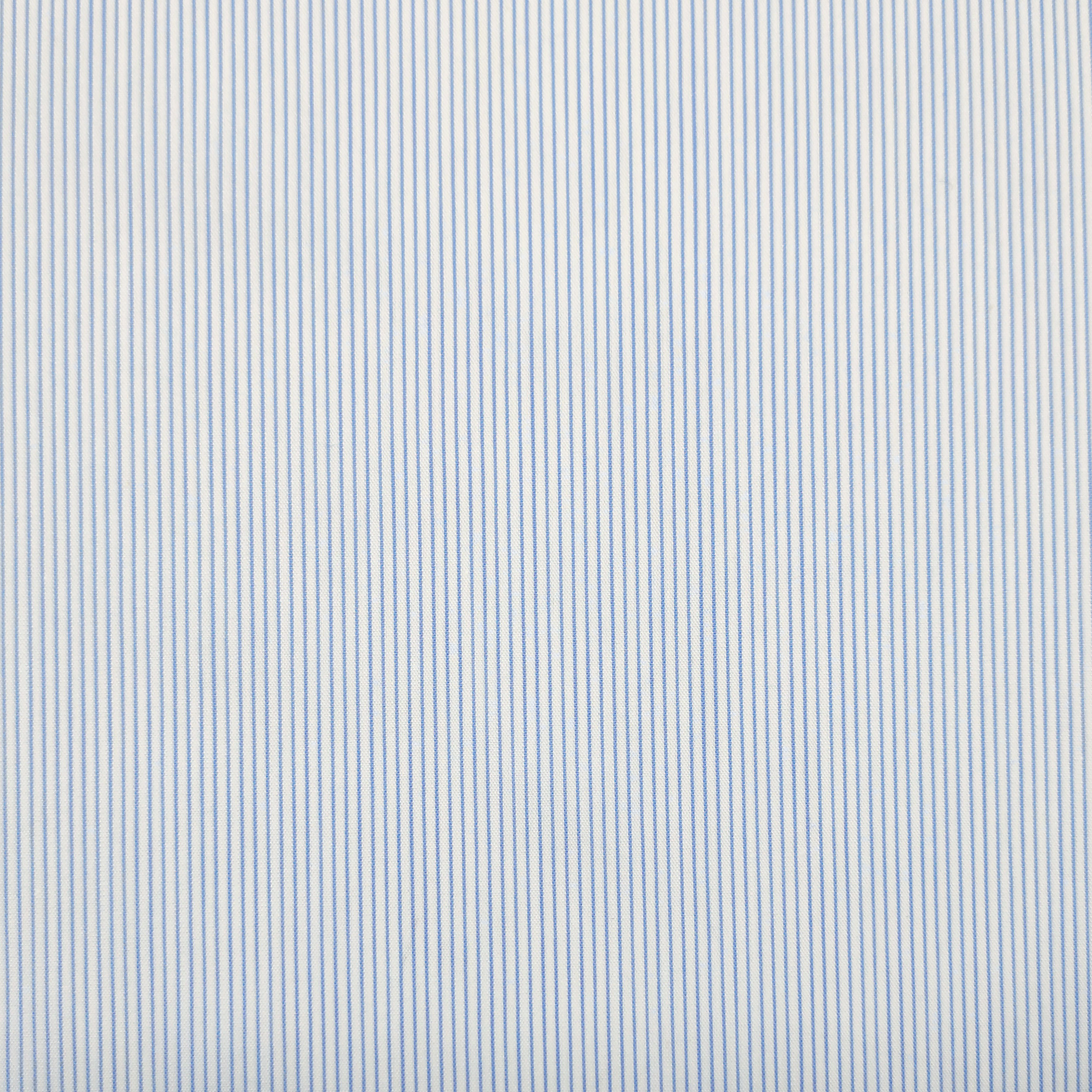 Cotton Micro Striped Shirting White Background