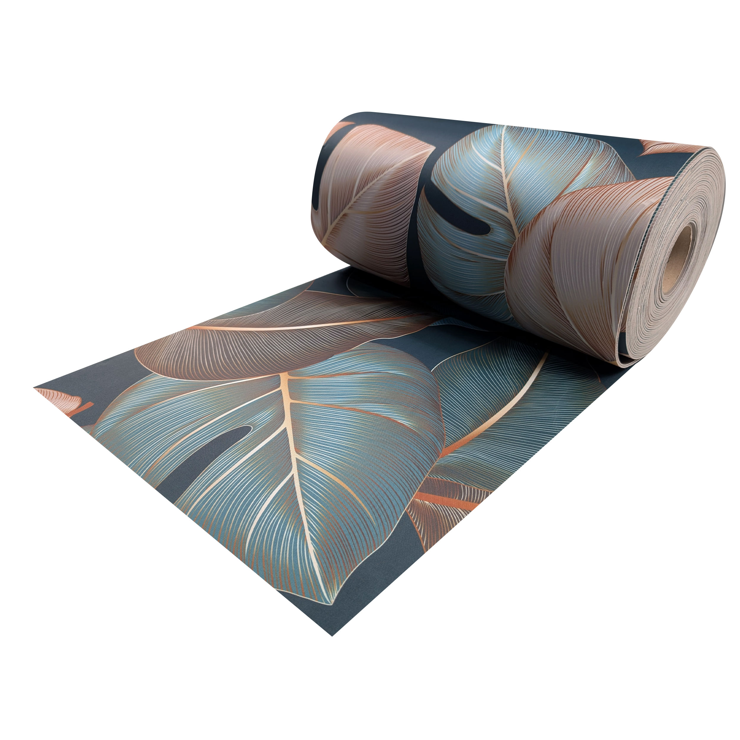 Kitchen Mats with Elegant Leaves Image