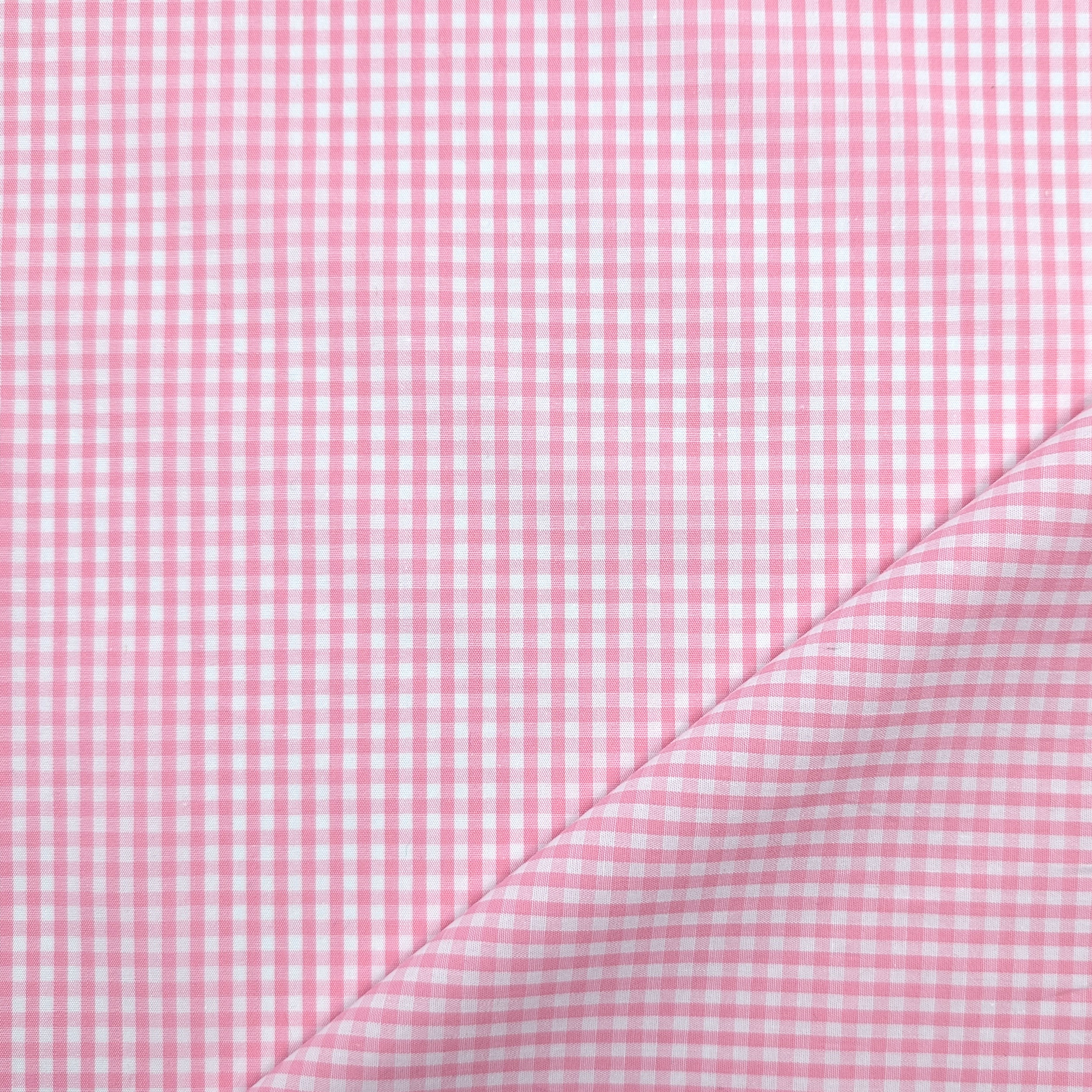 Cotton for Shirting Quadrettini Pink Image