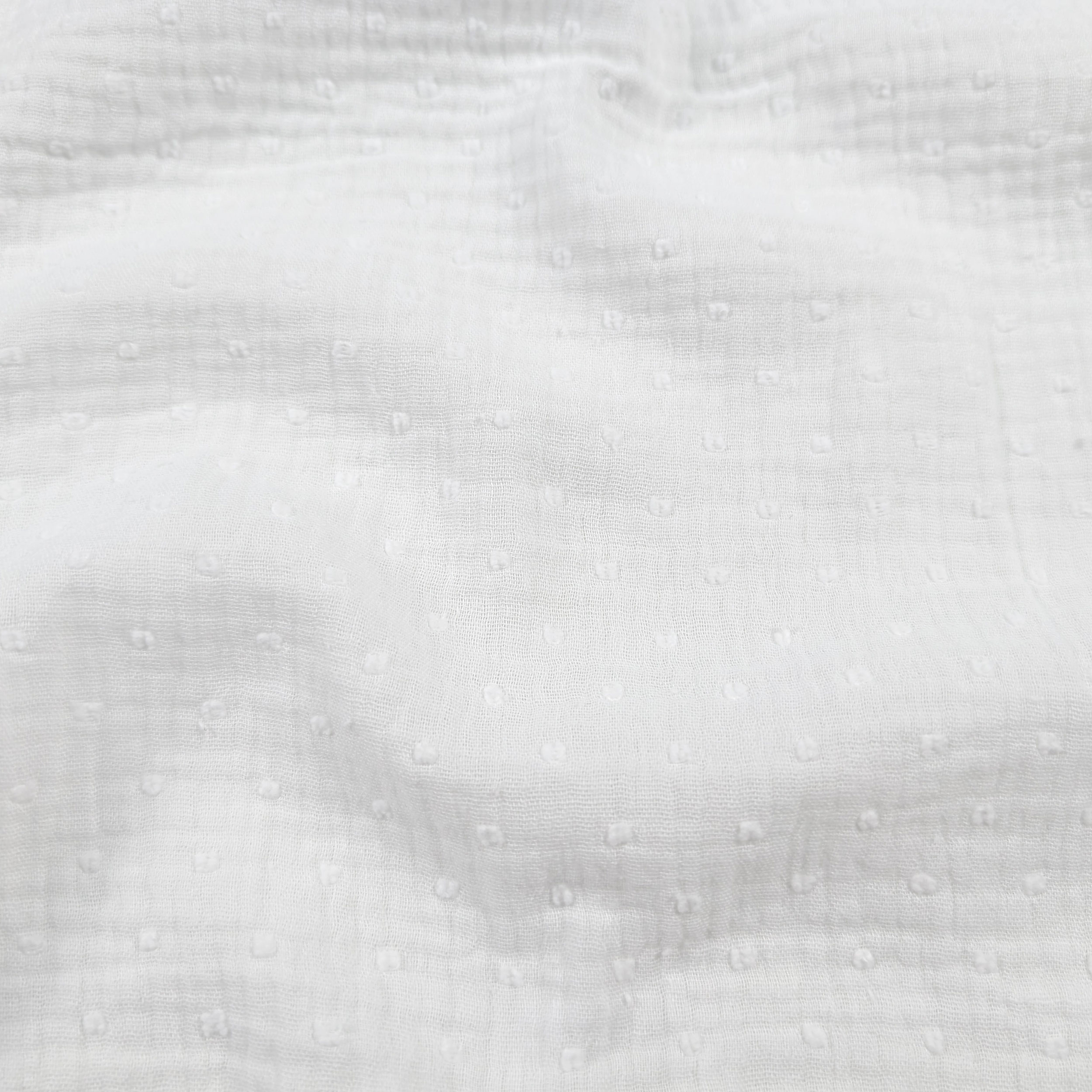 Plumetis Optical White Cotton Muslin Image