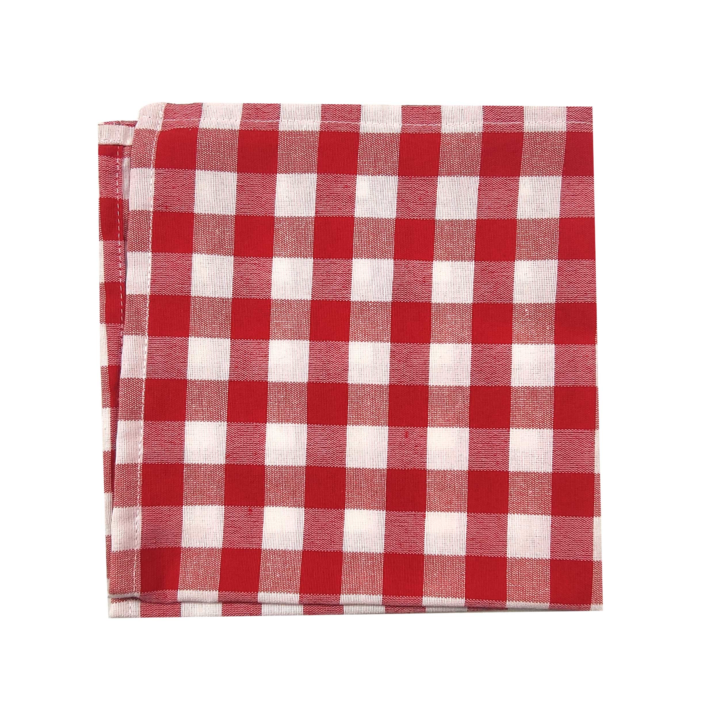 Panini Serviette gewebt gefärbt Quadratisch Medium Rot Image