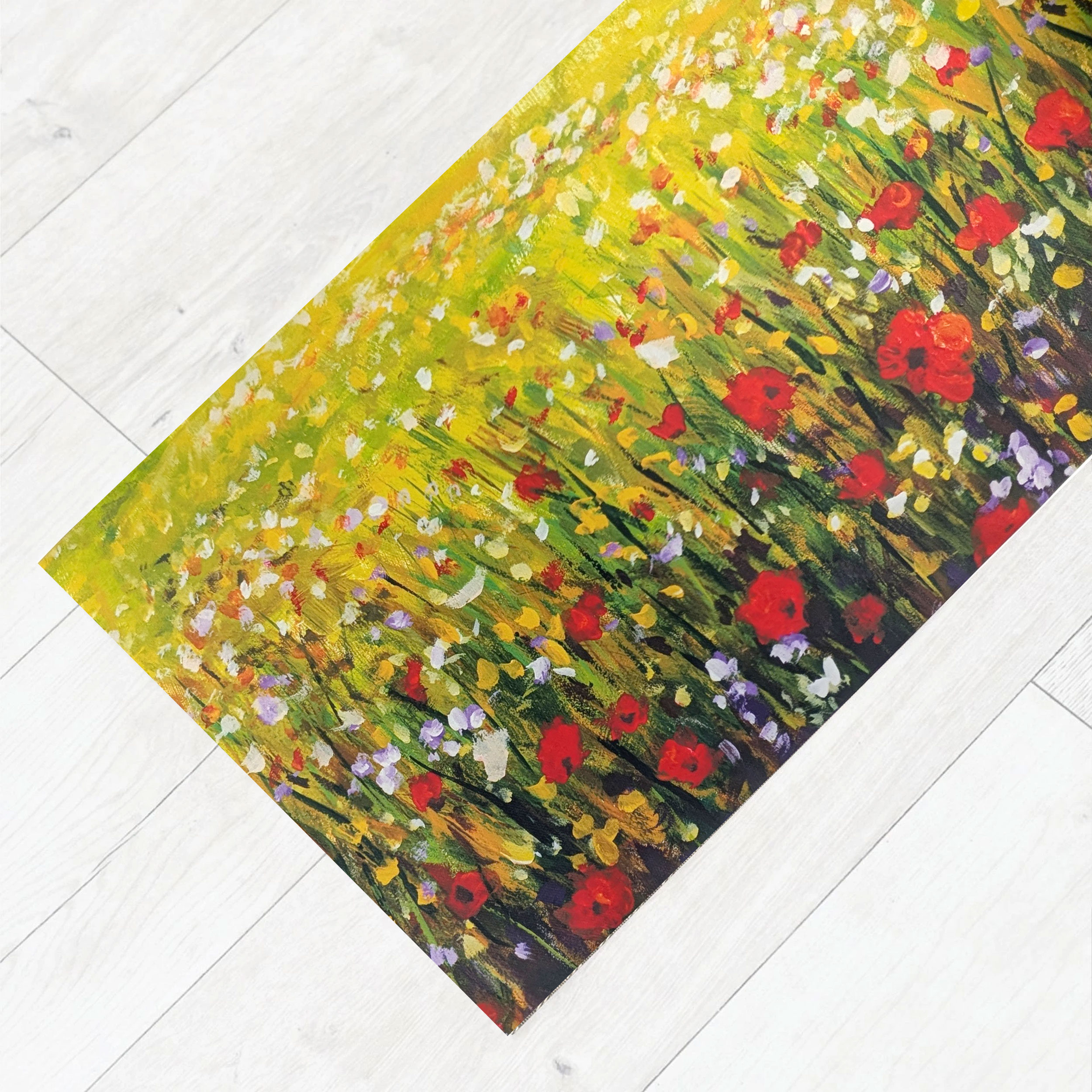Kitchen Pasadas with Painted Wildflowers Image
