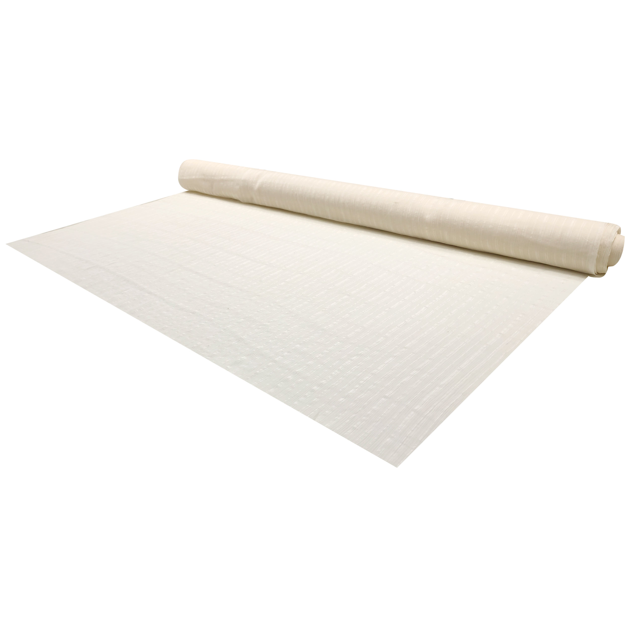 Tissu mousseline de soie à rayures crème Image
