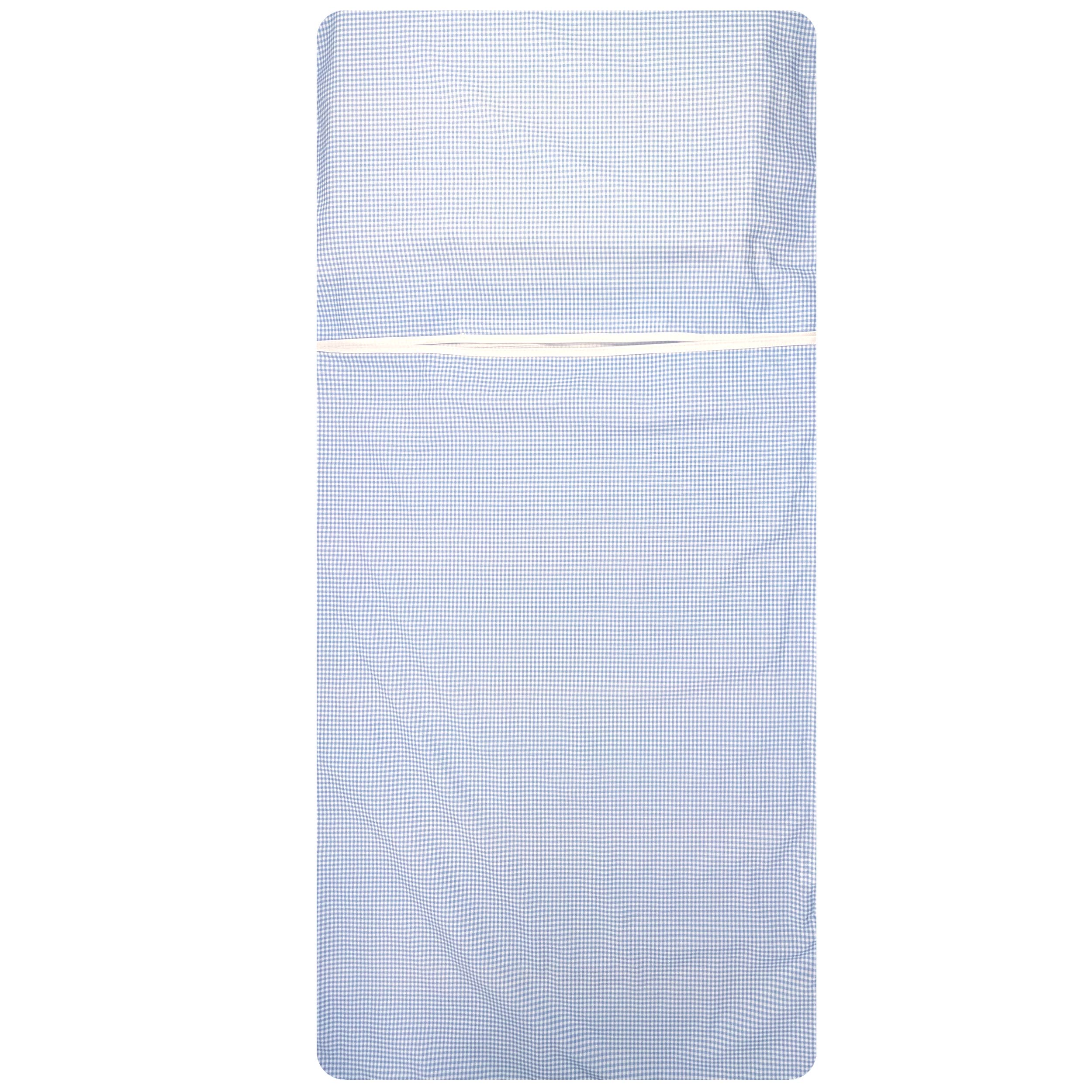 Sac de couchage d'été carré bleu clair Image