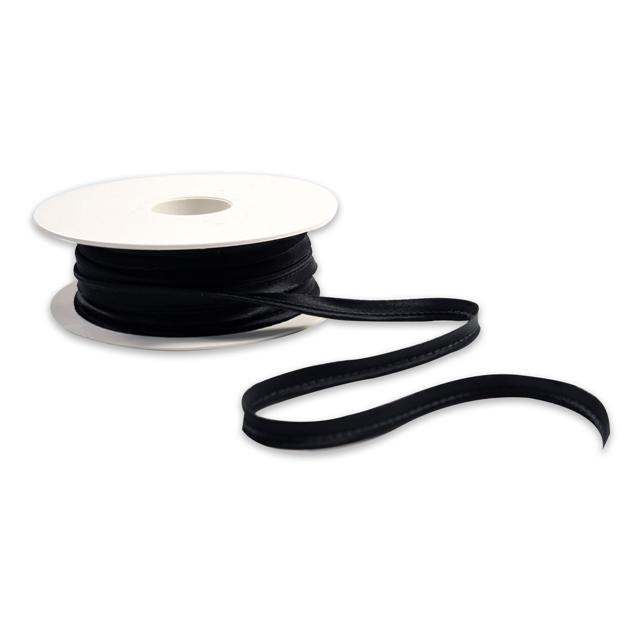 Satin Trimmings Satin Glossy Black Profile Image