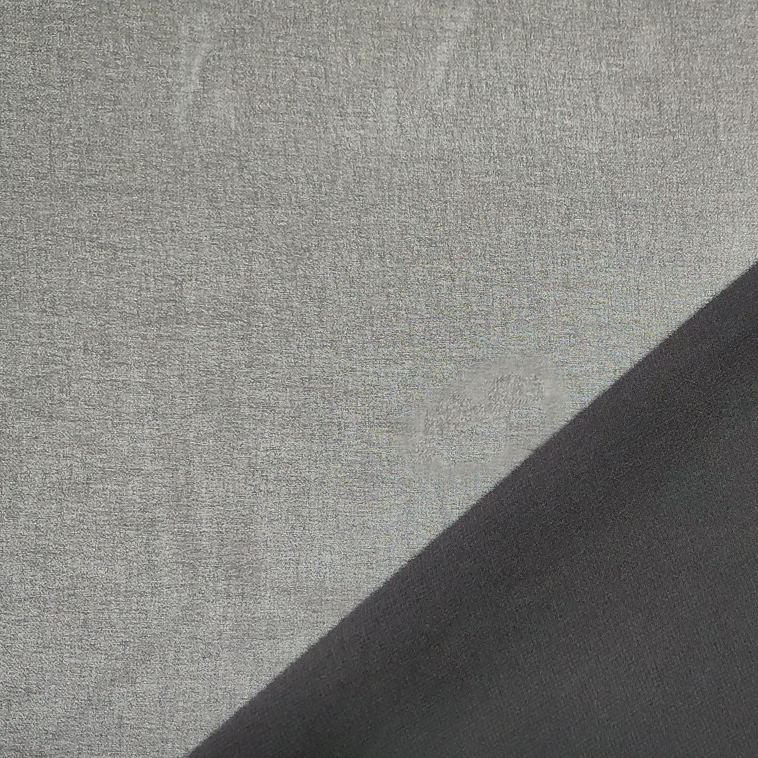 Tissu de mousseline Couleur unie Anthracite