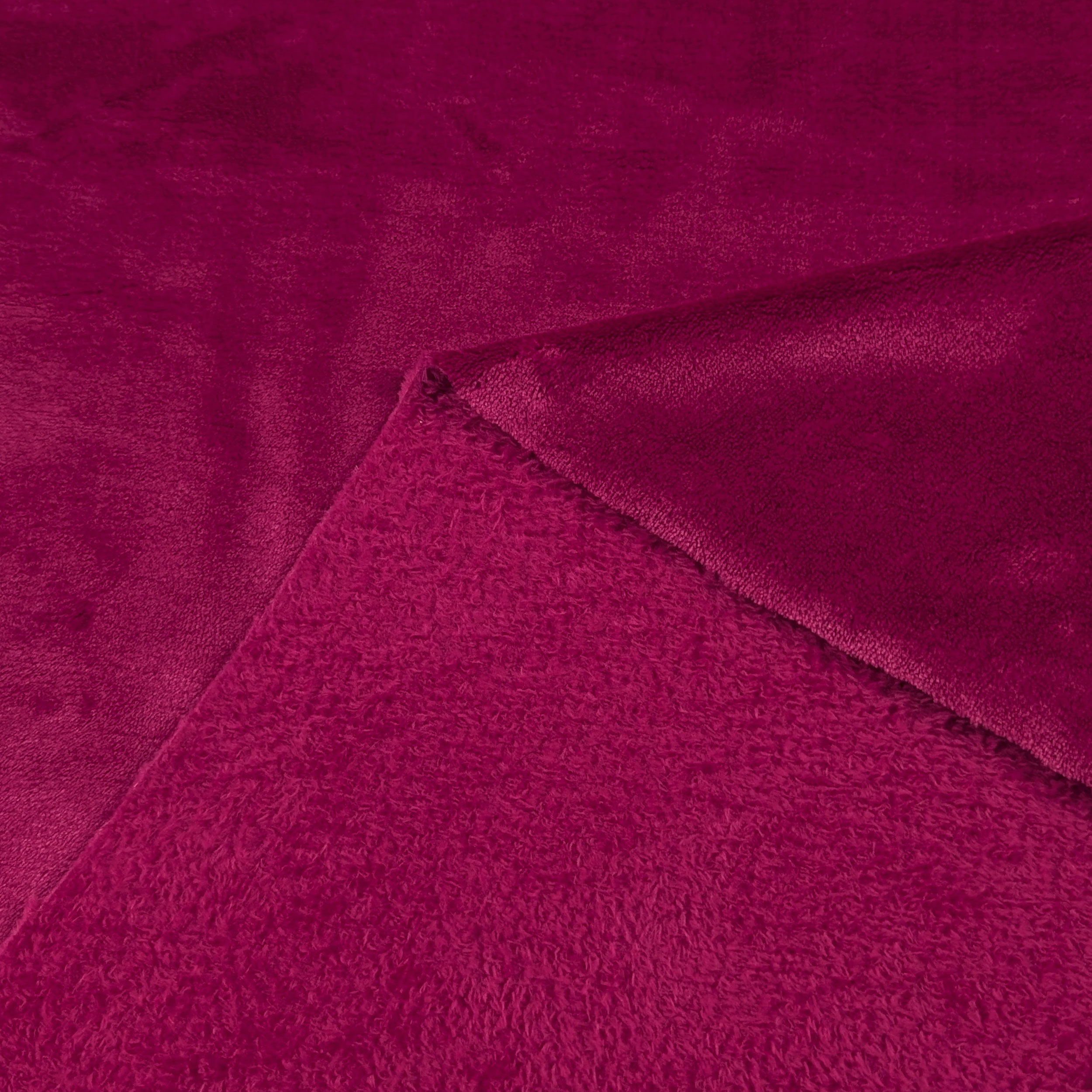 Plain Plush Fleece Fabric Image