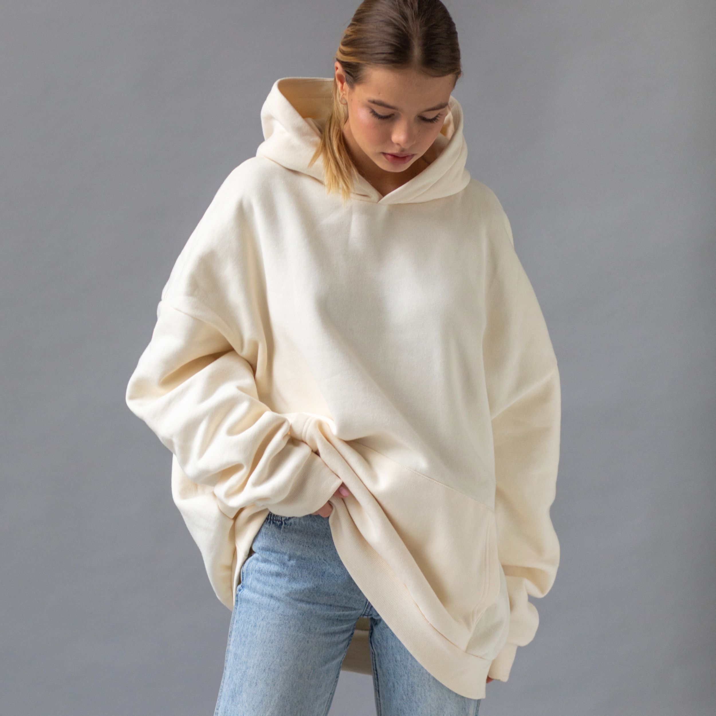 Fabric Winter Sweatshirt Solid Colour Image