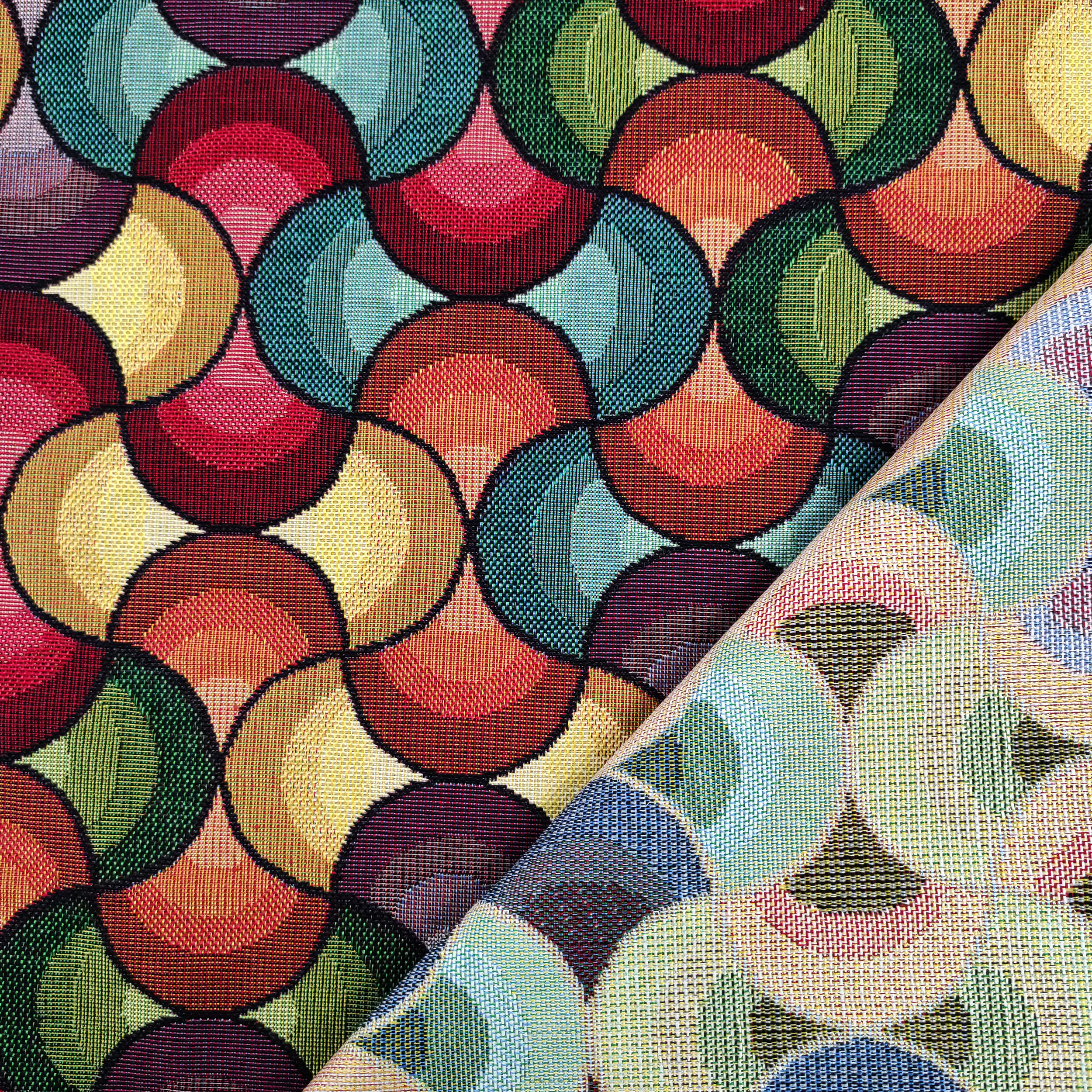 Gobelin Fantasy Geometries Optical Coloured