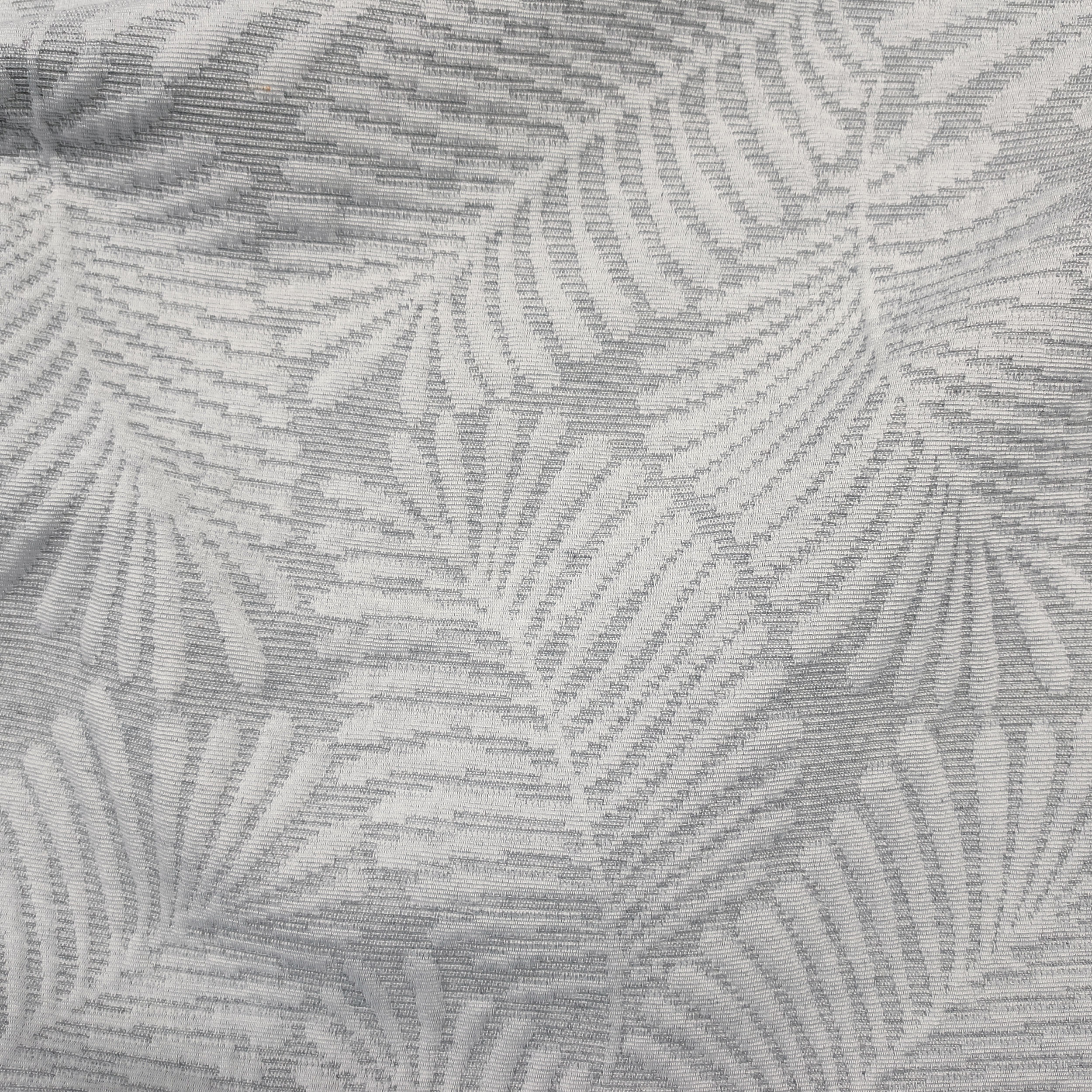 Colcha Jacquard Matelassè Hojas Gris