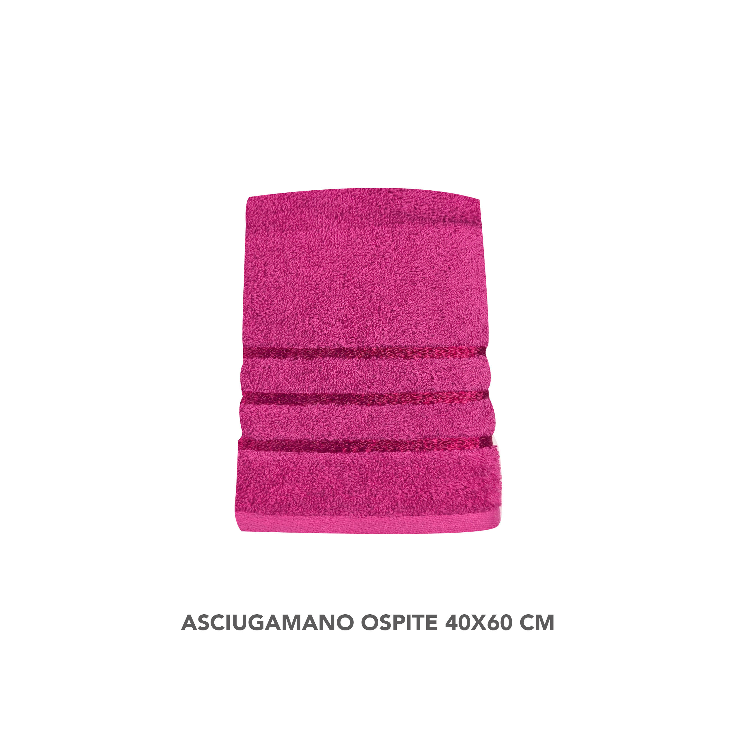 Fuchsia Bath, Face and Guest Towel Set Image