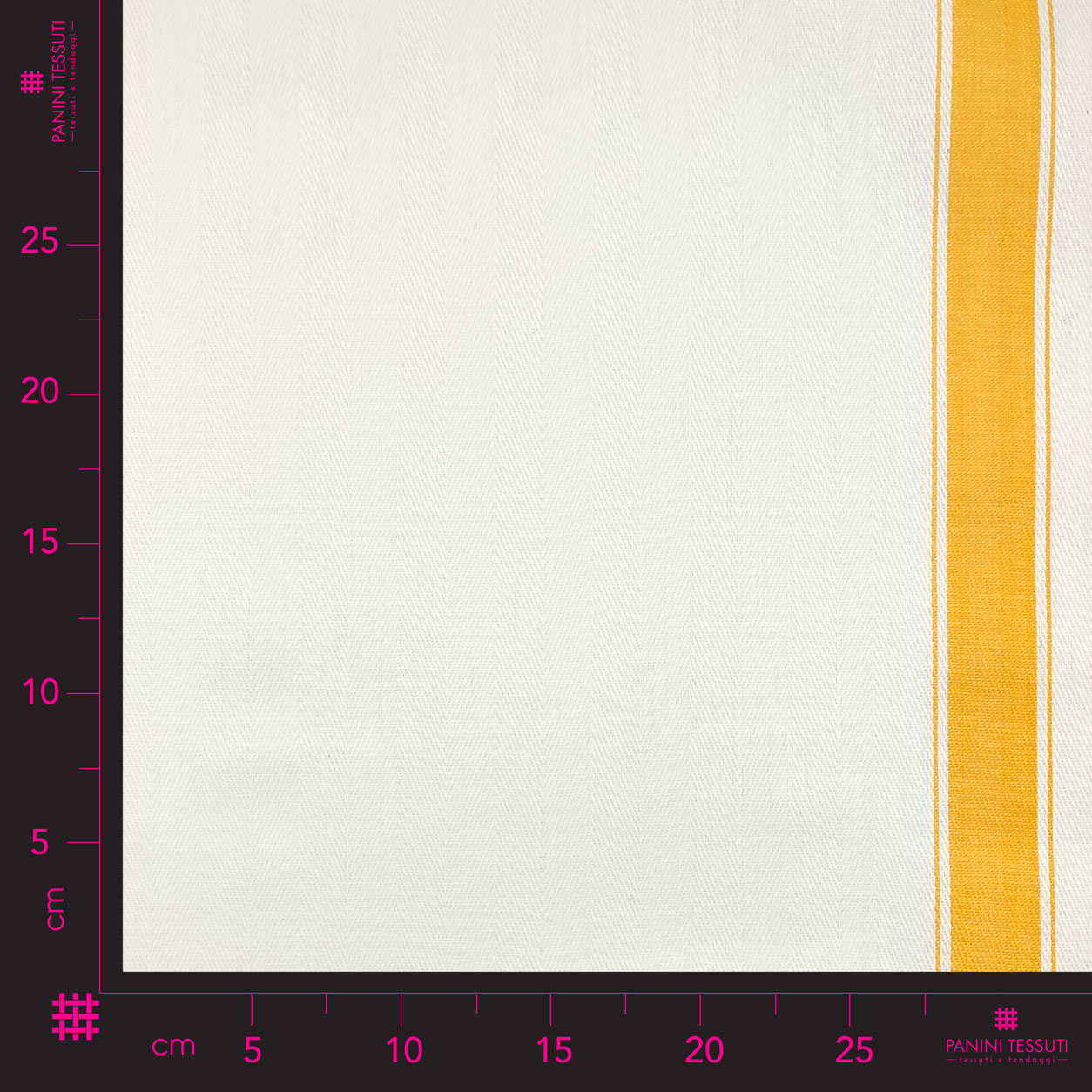 Cutout Fabric for Dishcloths Double Wide Edge Yellow 50x55 cm