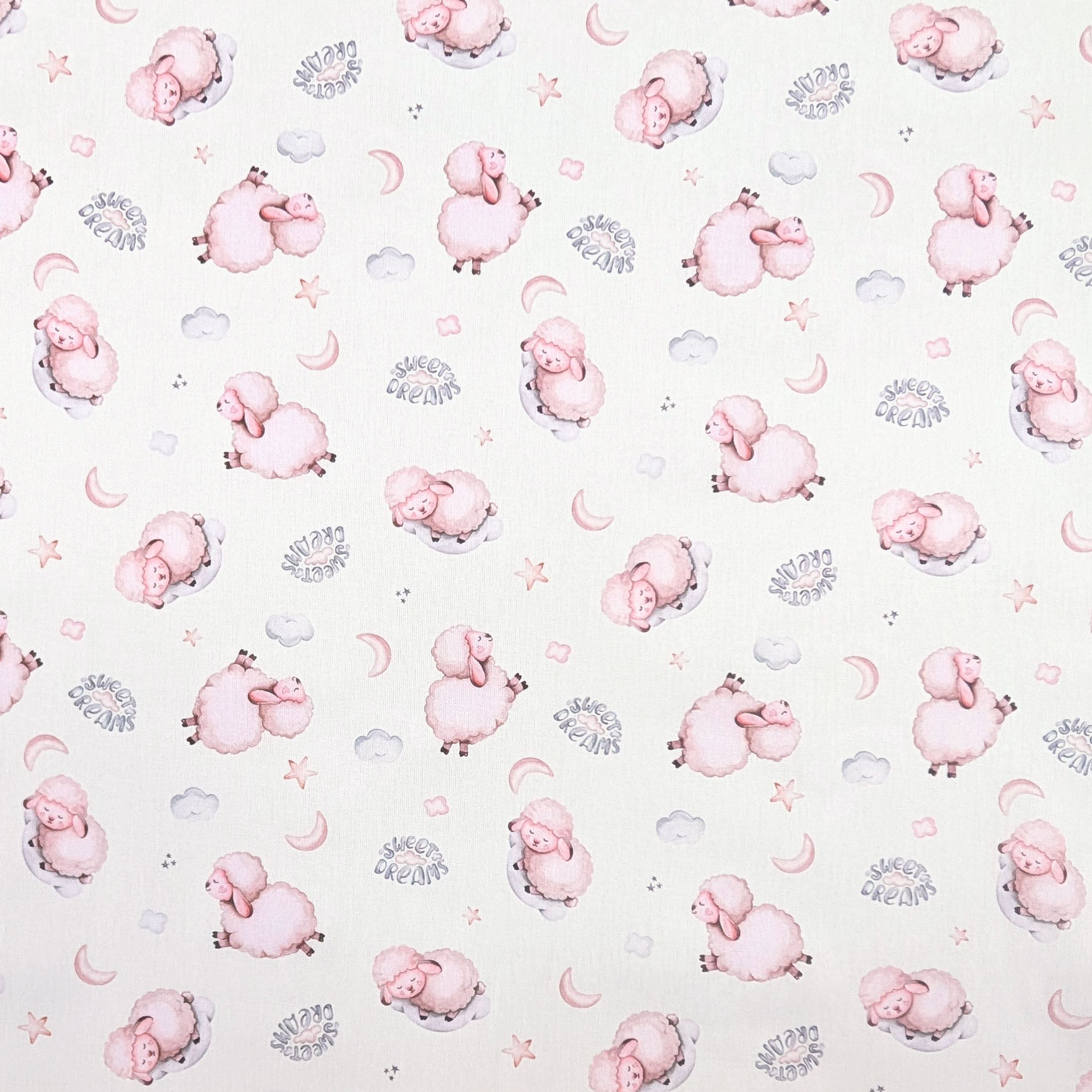 Sweet Dreams Sheep Percale Cotton Image