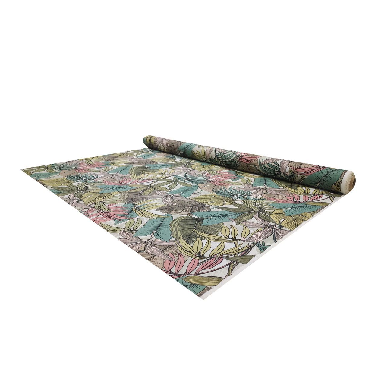 tessuto-misto-cotone-panama-con-foglie-tropicali-sfondo-crema