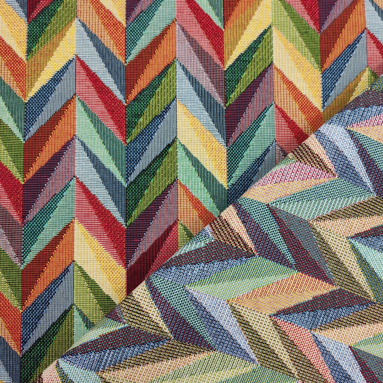 Tela geométrica Gobelin Zig Zag