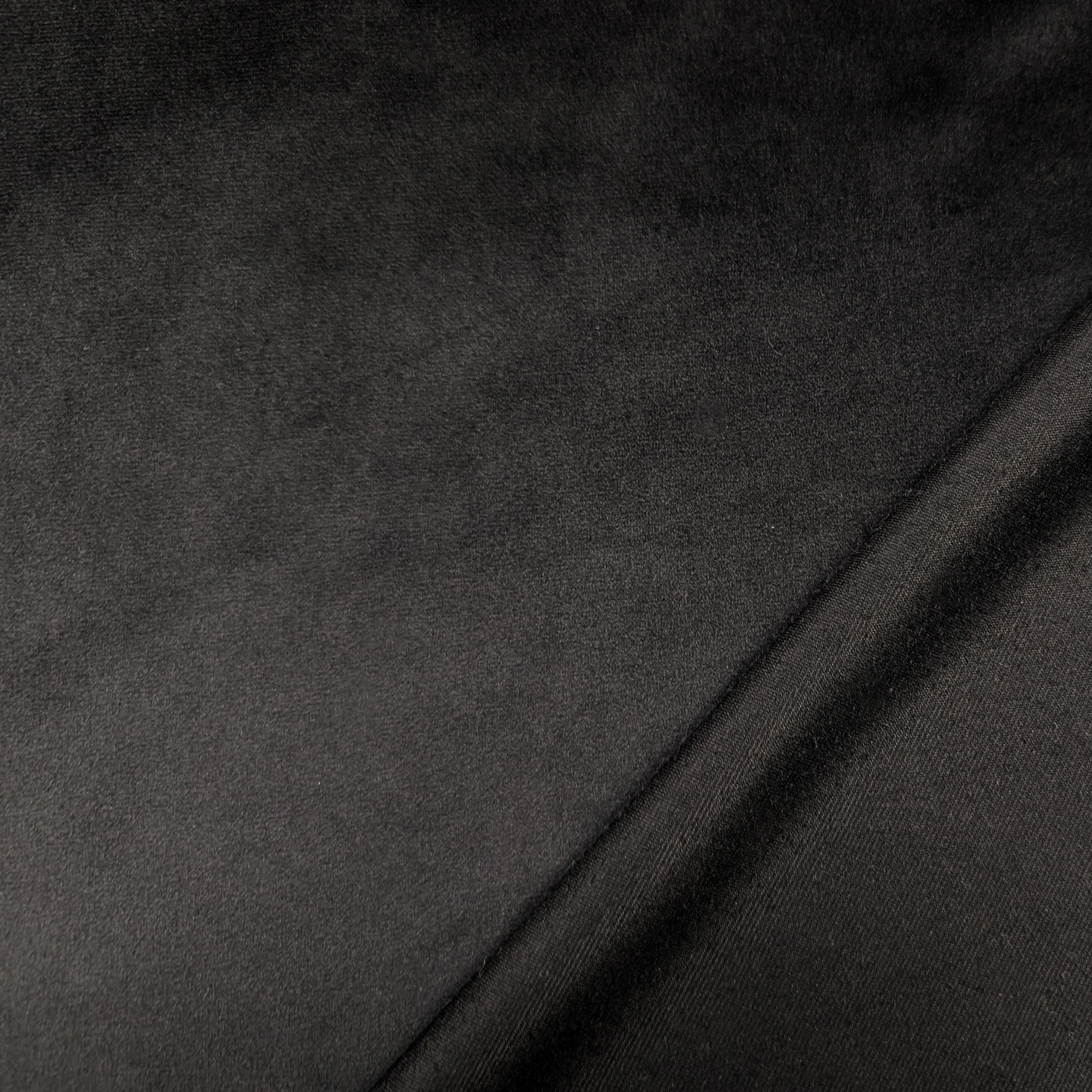 Velvet curtain remnant Black 200x280 cm Image