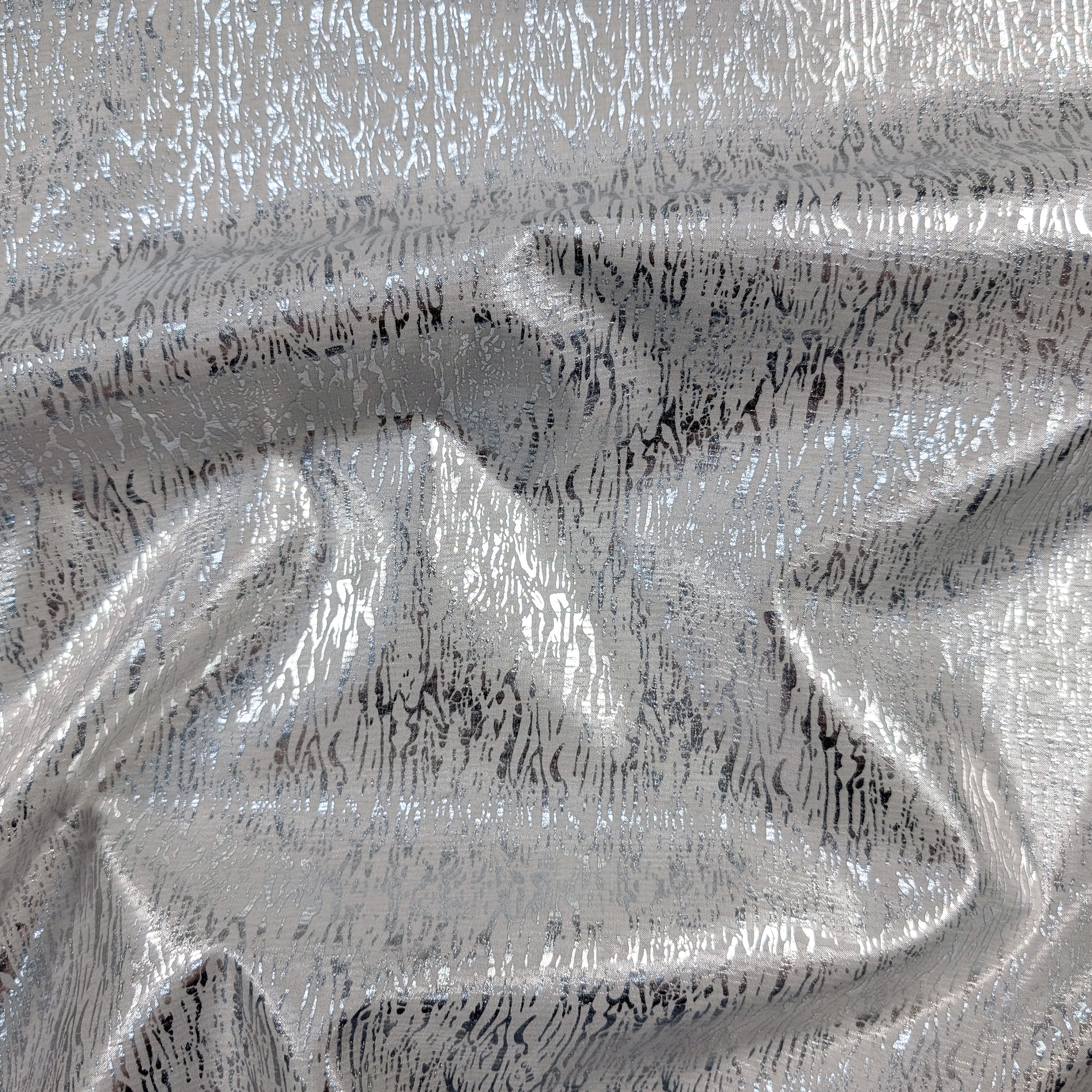 Cotton Fantasy Coated Lurex Silver Image