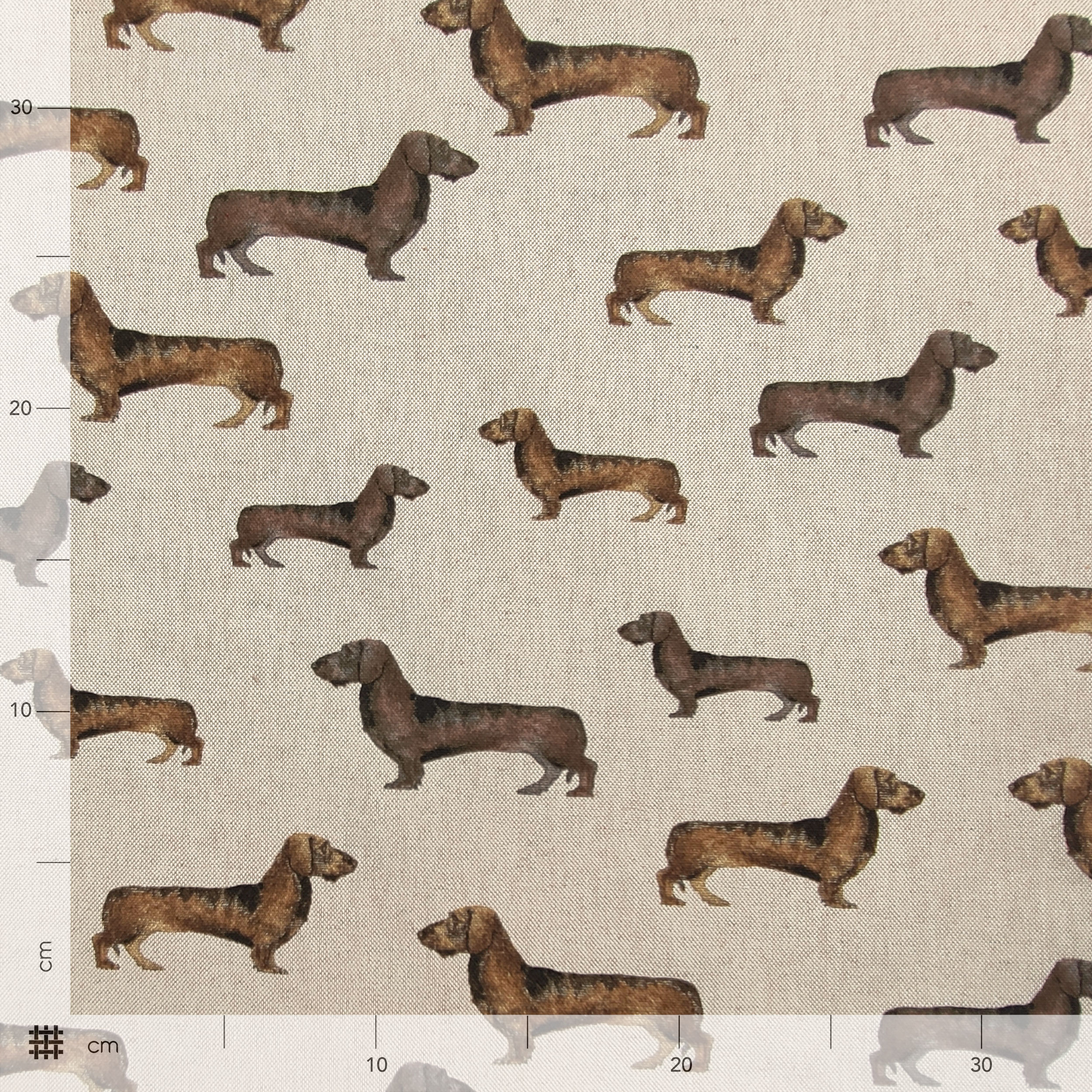 Panama-Dachshund-Stoff