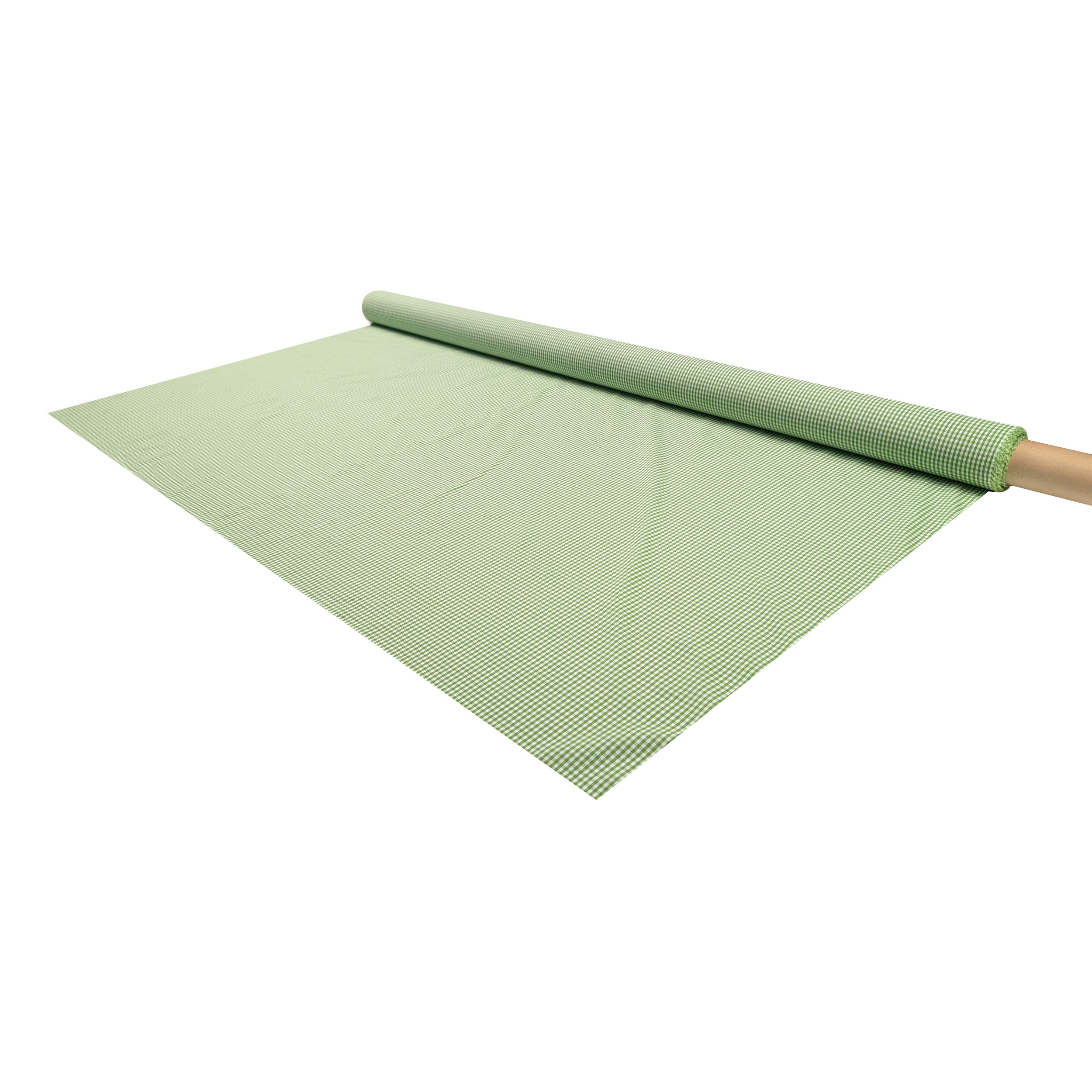 Light Green Quadrettini Shirting Cotton Image