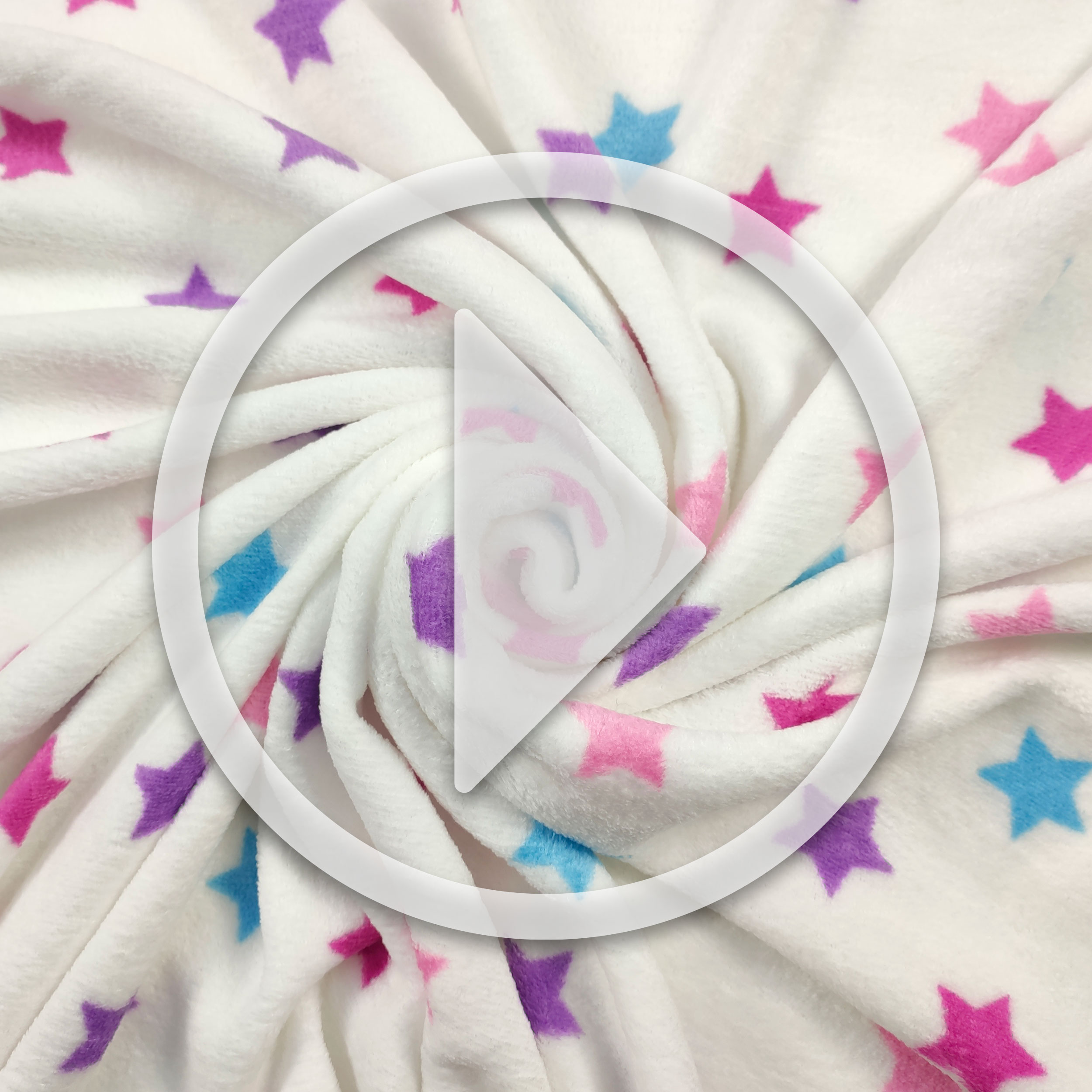 Cashmere Hand Fleece Stars White Background Image