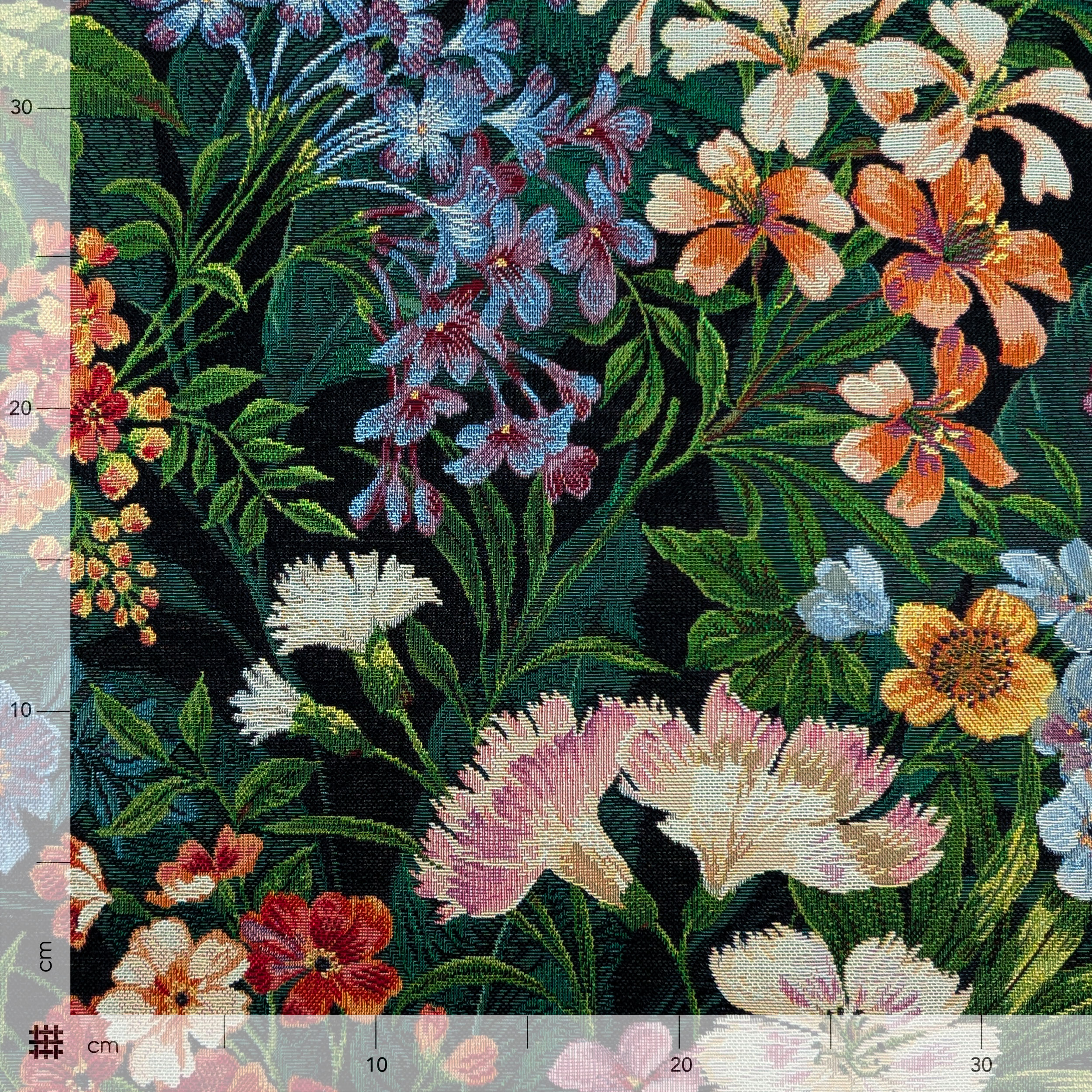 Tissu Gobelin Bouquet floral Fantaisie Image