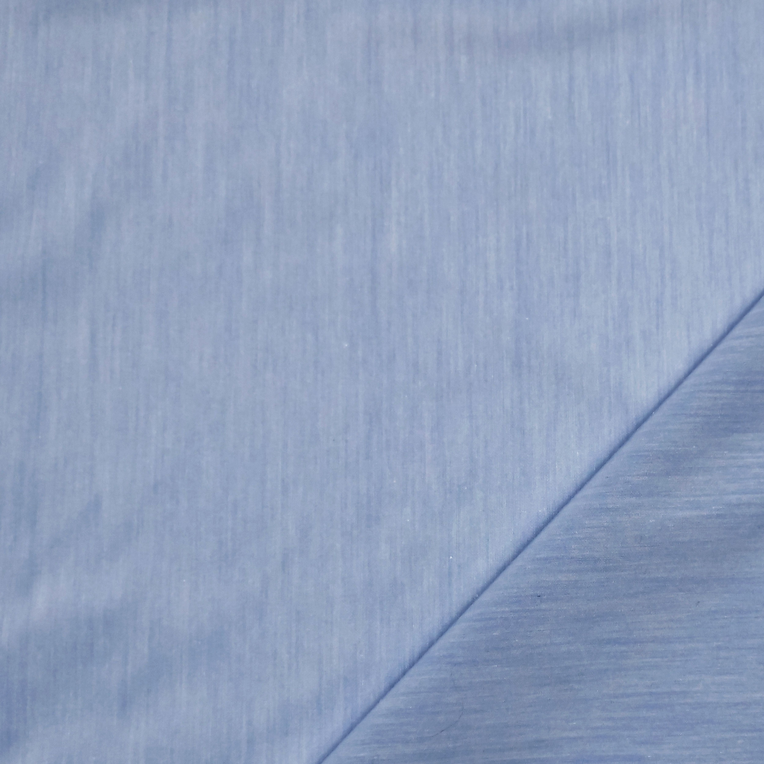 Baumwoll-Stretch-Hemd Hellblau