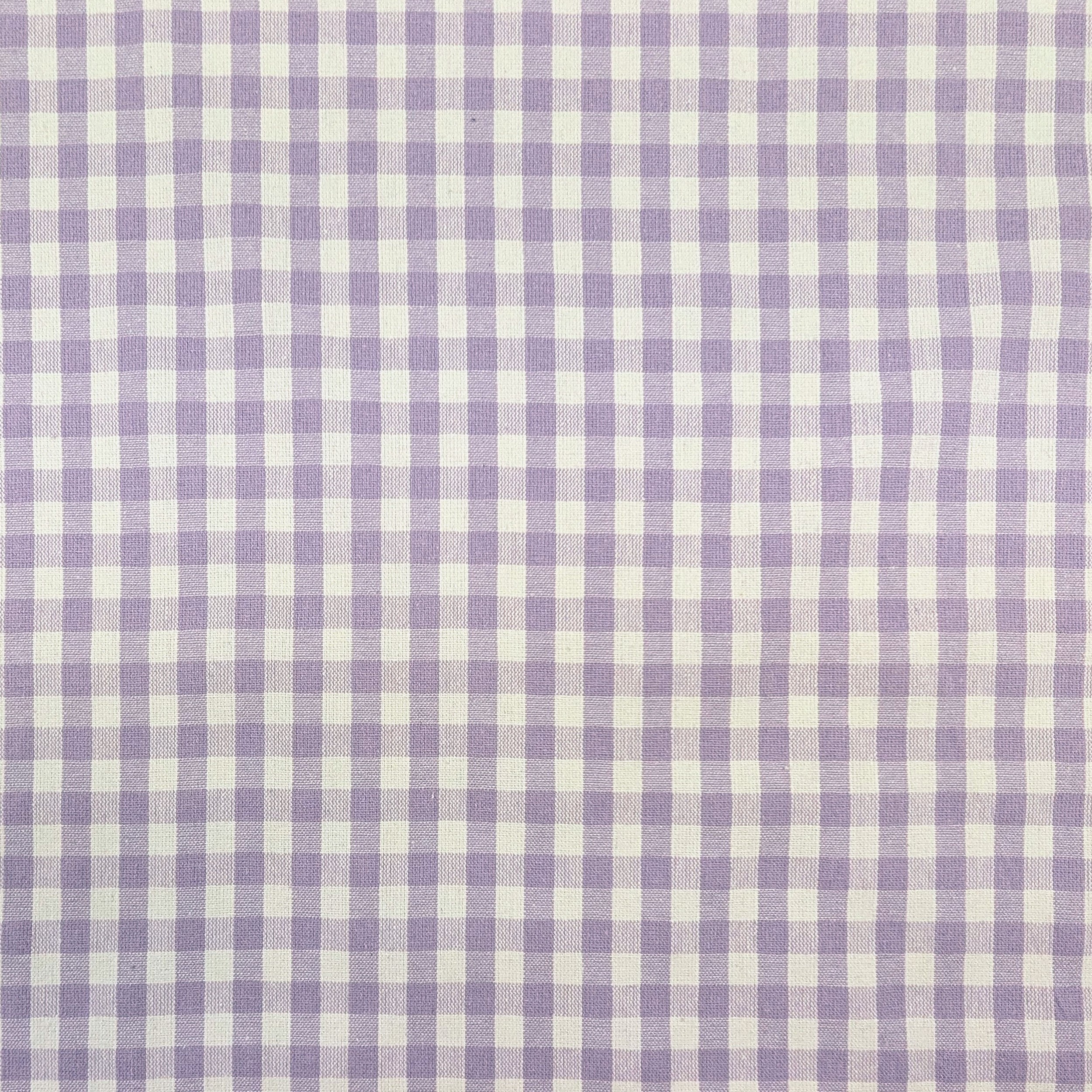 Washed Cotton Yarn Dyed Square Lilac Image