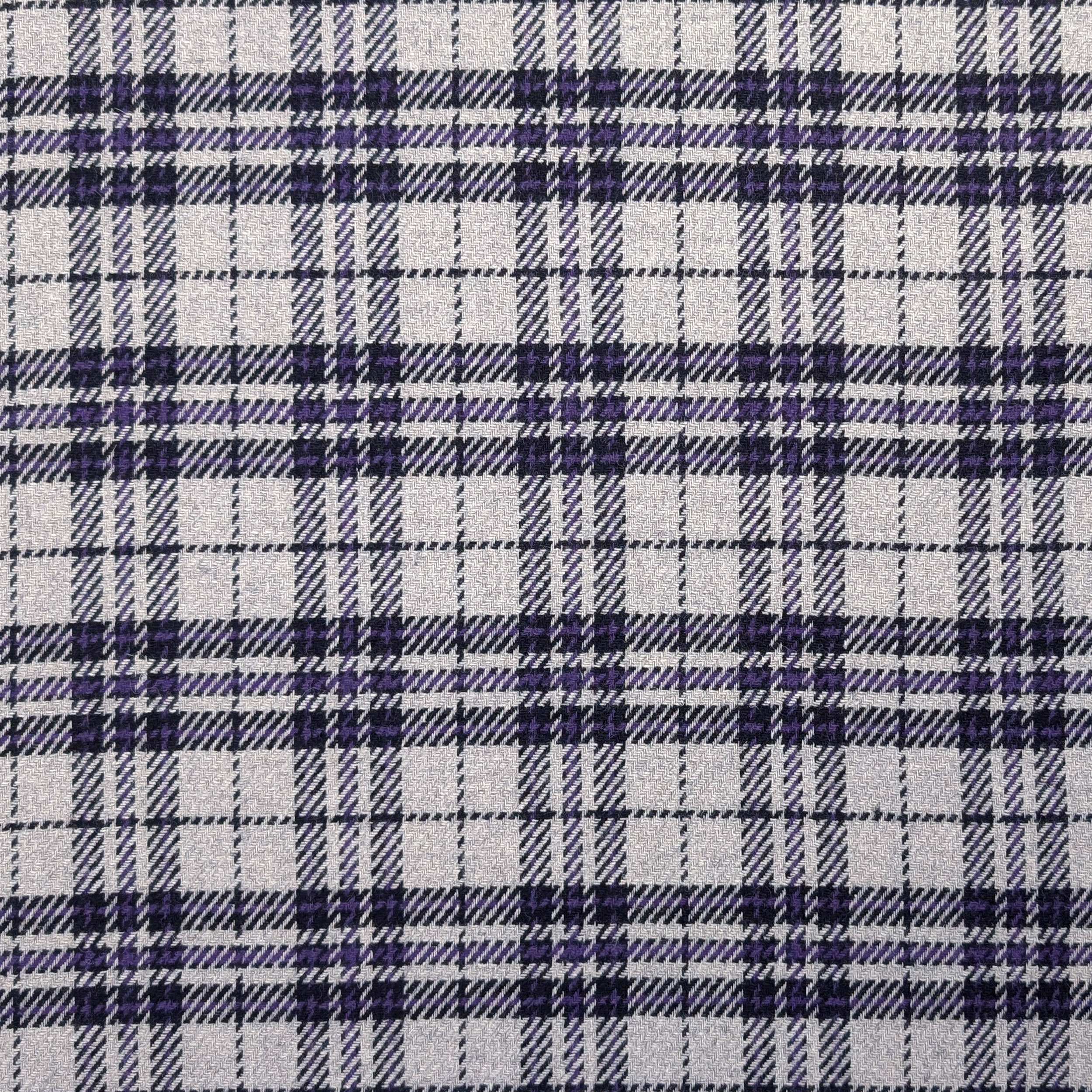 Purple Grey Tartan Image