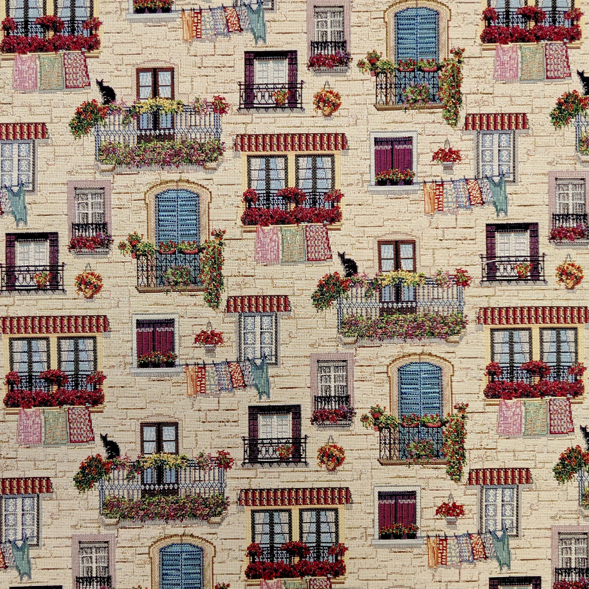 Gobelin Fabric Cut-out, ‘Fantasia Parisienne’ design, 100x140 cm Image