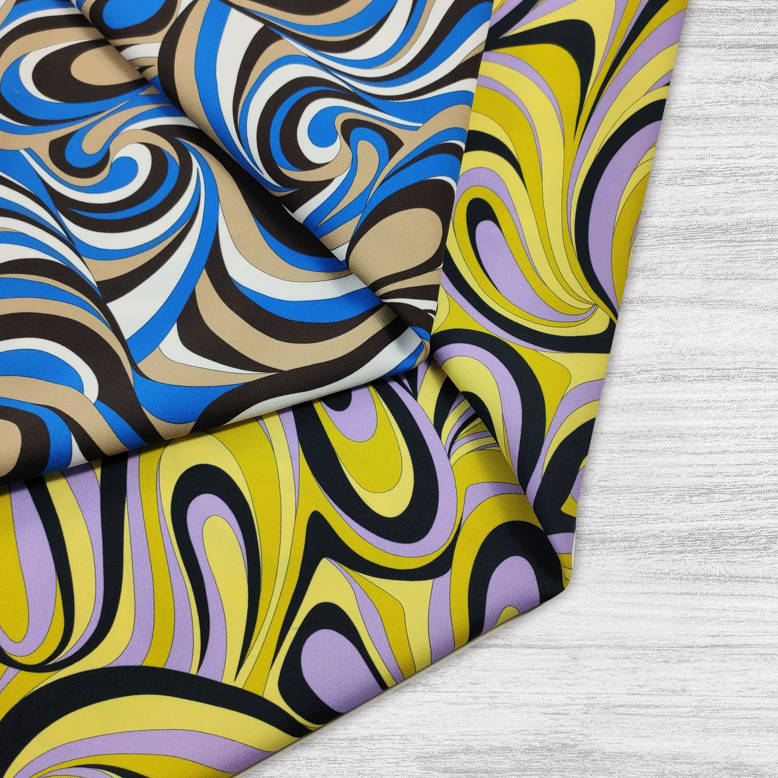 Cady Stretch Fashion Azul