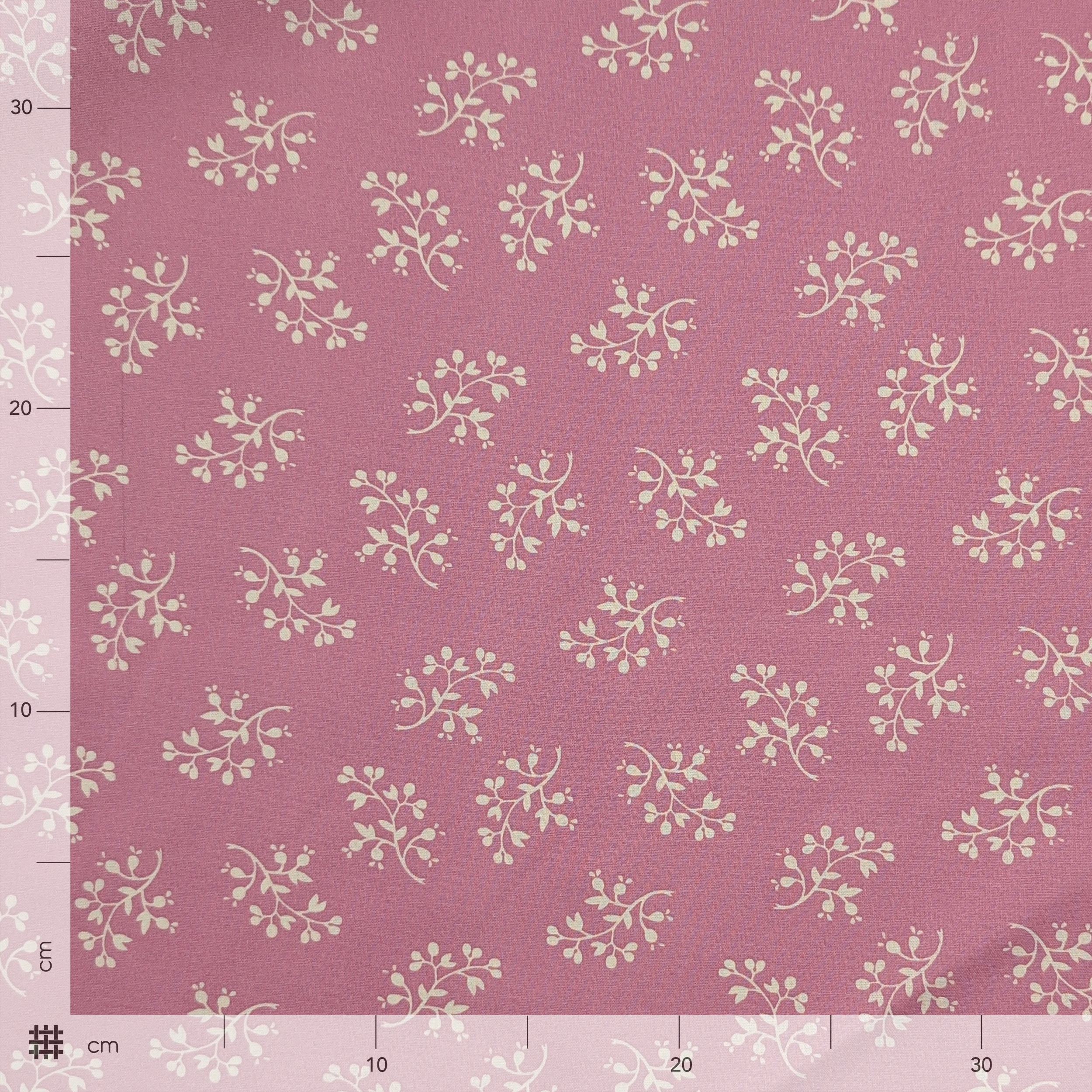 Poplin Cotton Flowers Pink Background Image