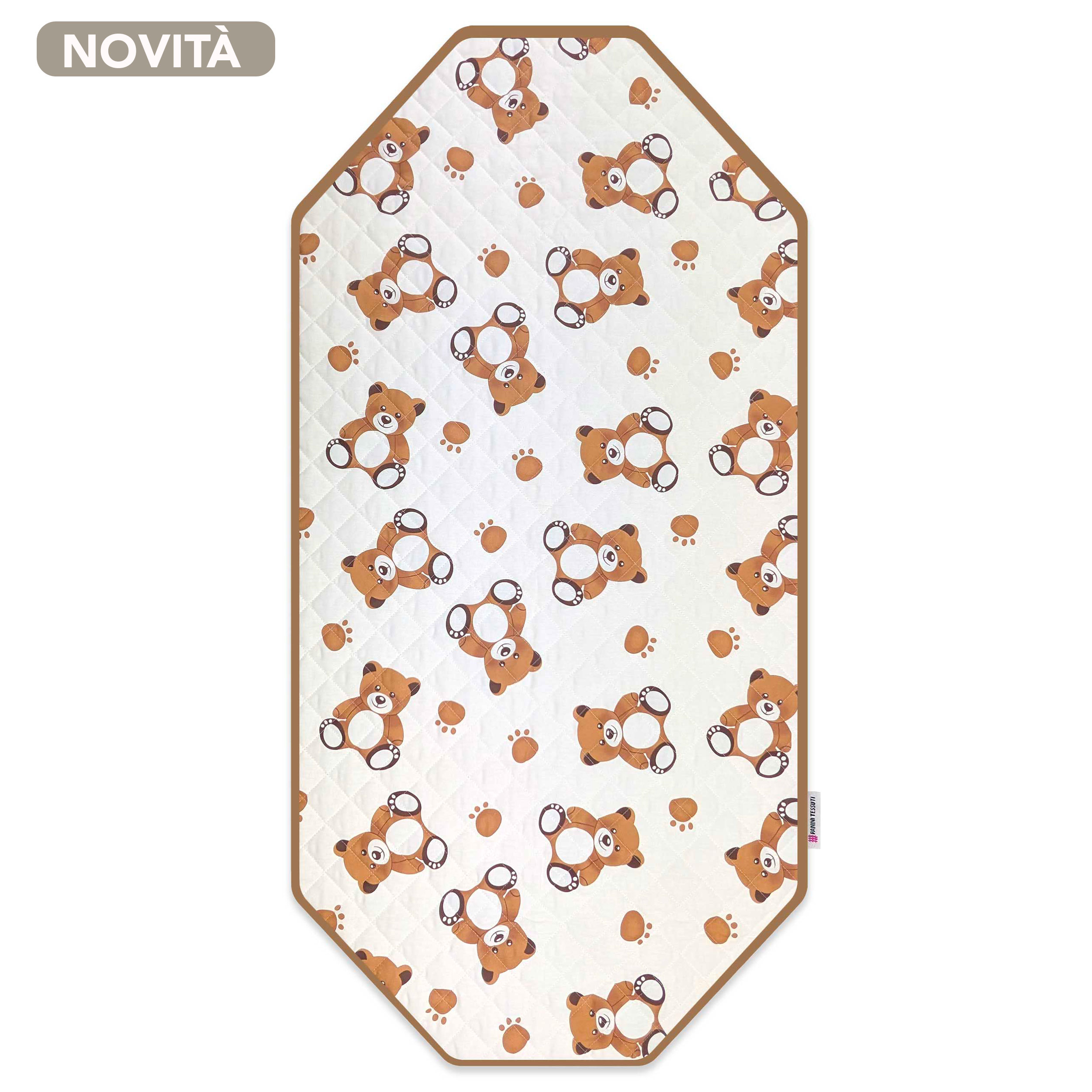 Funda Cuna Osos Fondo Blanco Image