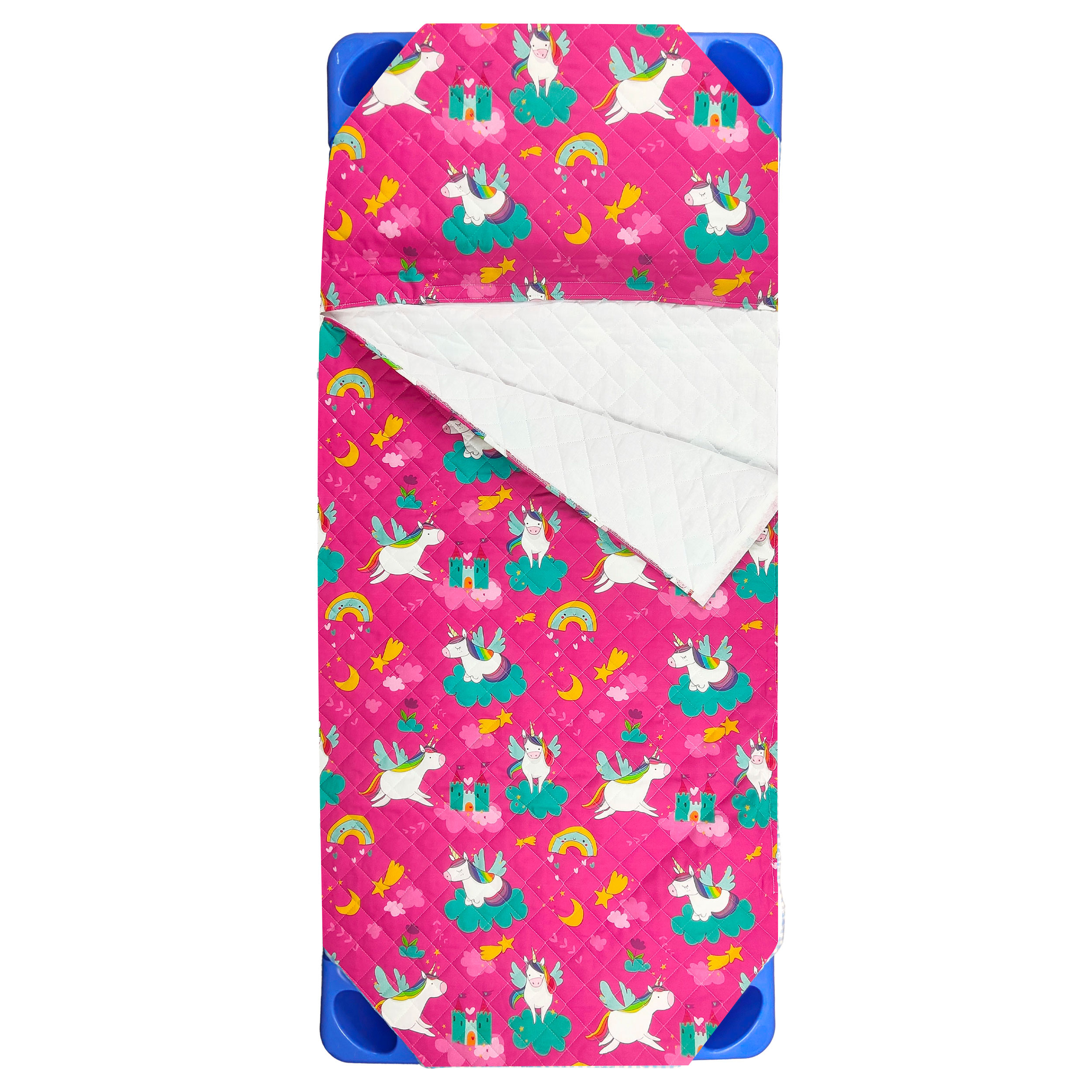 Shaped Sleeping Bag for Brandy Unicorns and Castles Image