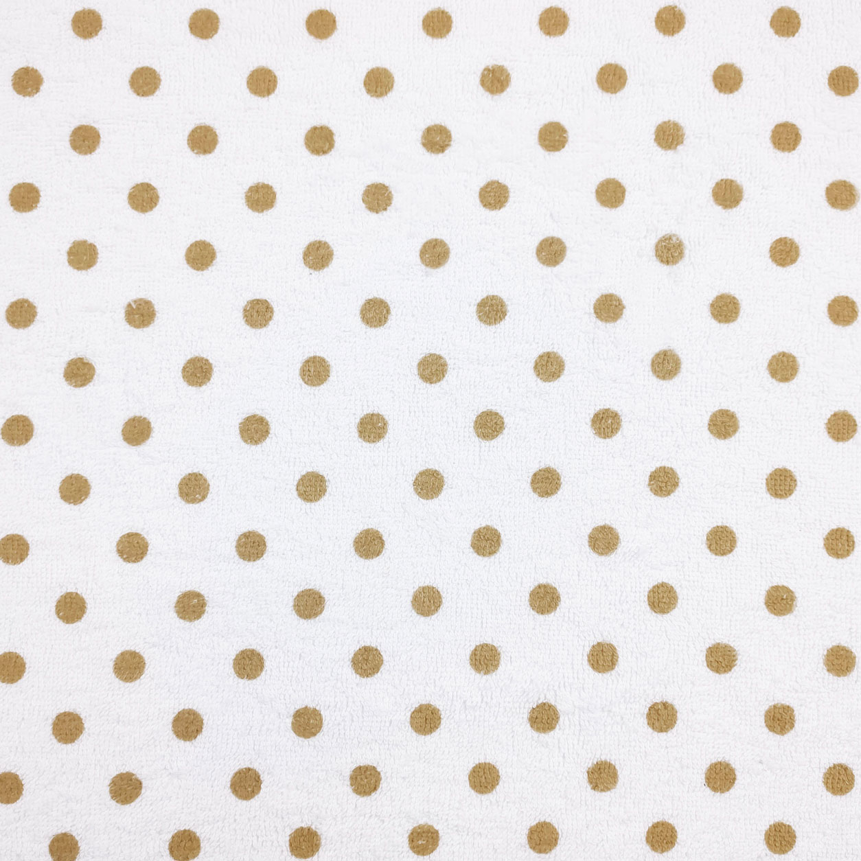 Tela esponjosa estampada de lunares Beige