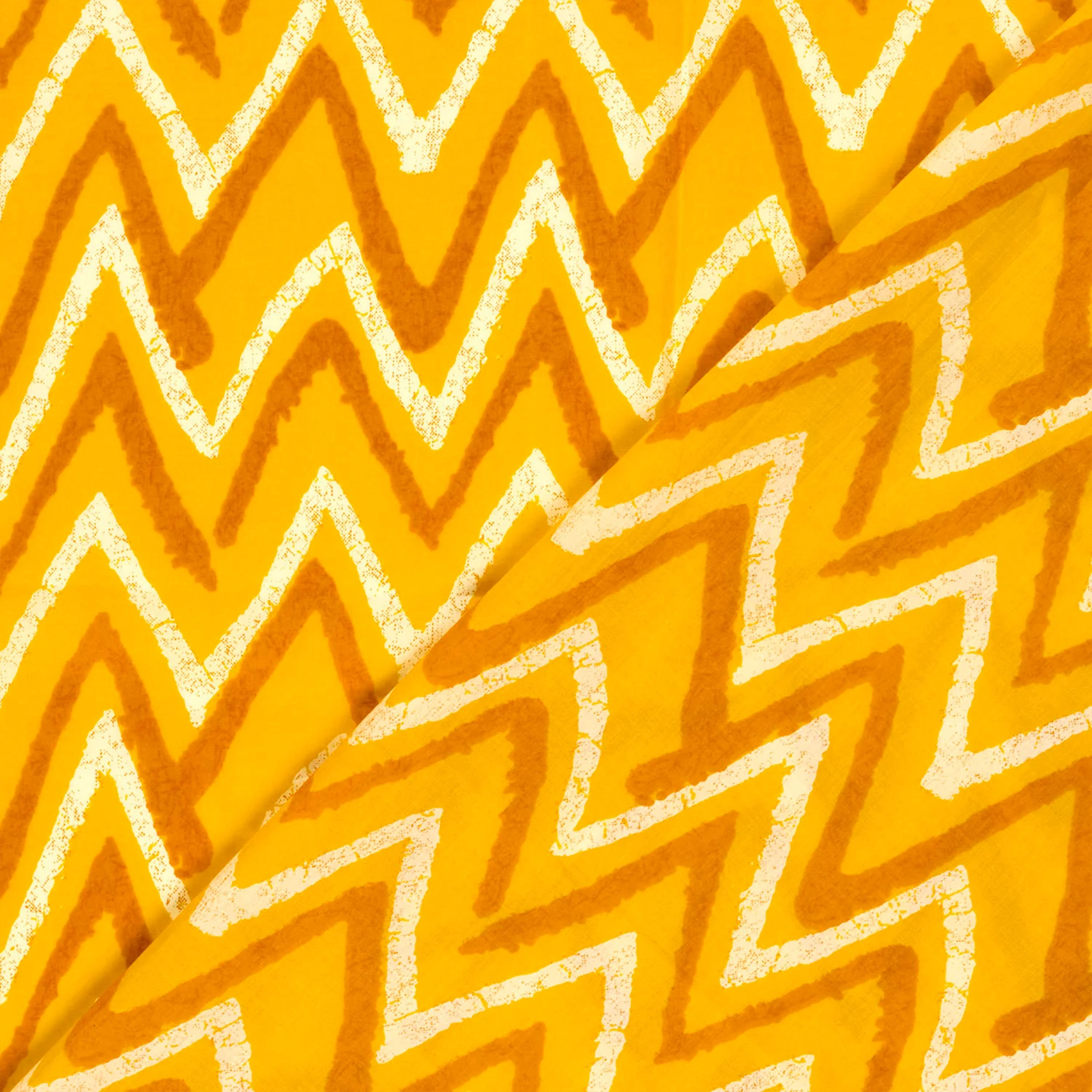Cotton Batik Pattern Yellow Image