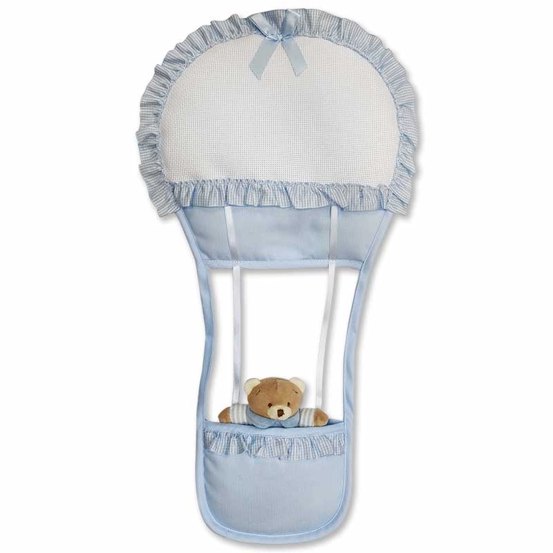 Teddy Bear Birth Ribbon in the Blue Balloon Image