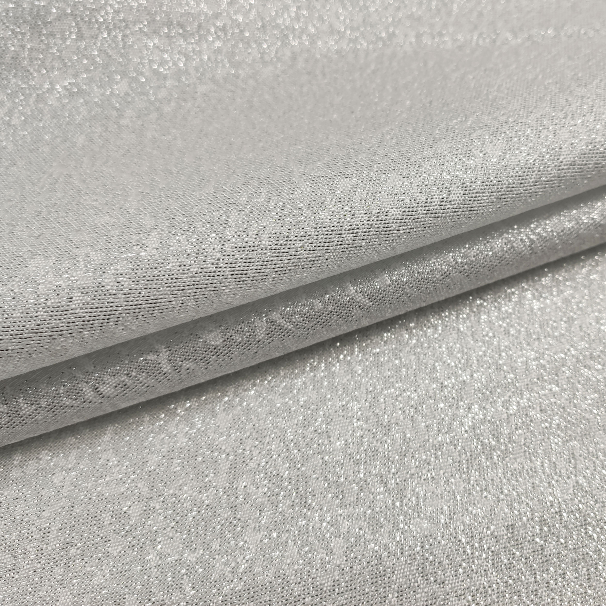 Tissu Lurex argenté