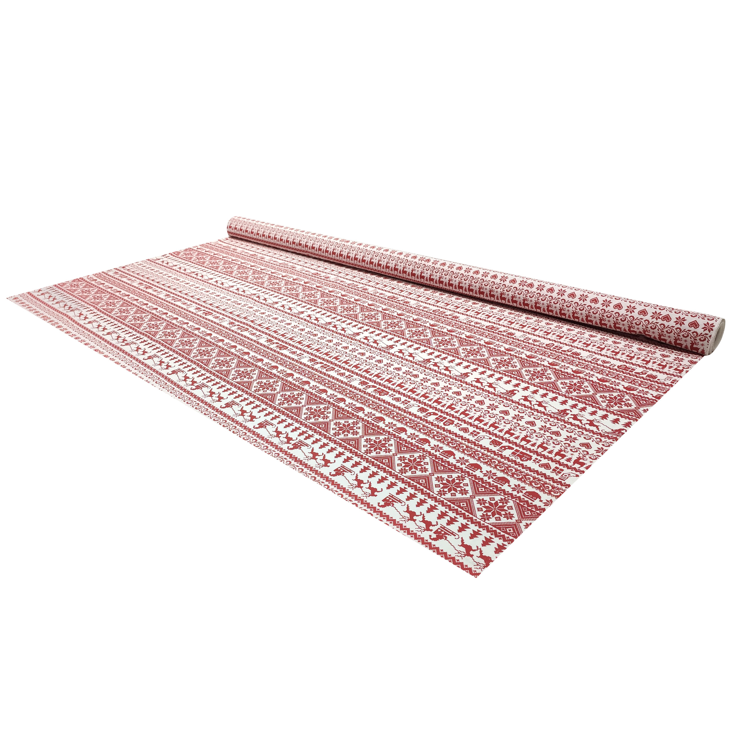 Pixel Christmas Fantasy Tissu de coton Image