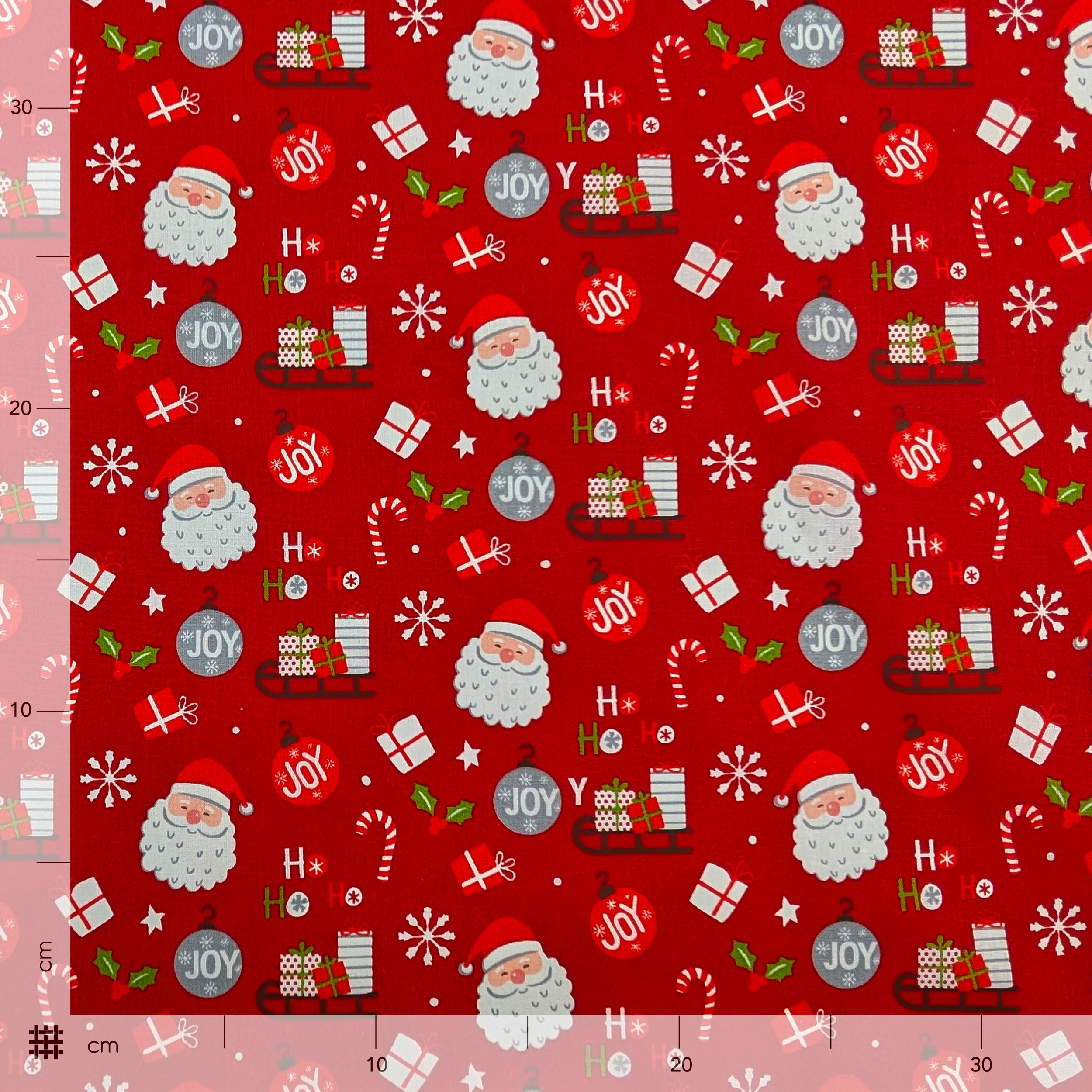 Christmas Cotton Father Christmas and Gift Packages Image