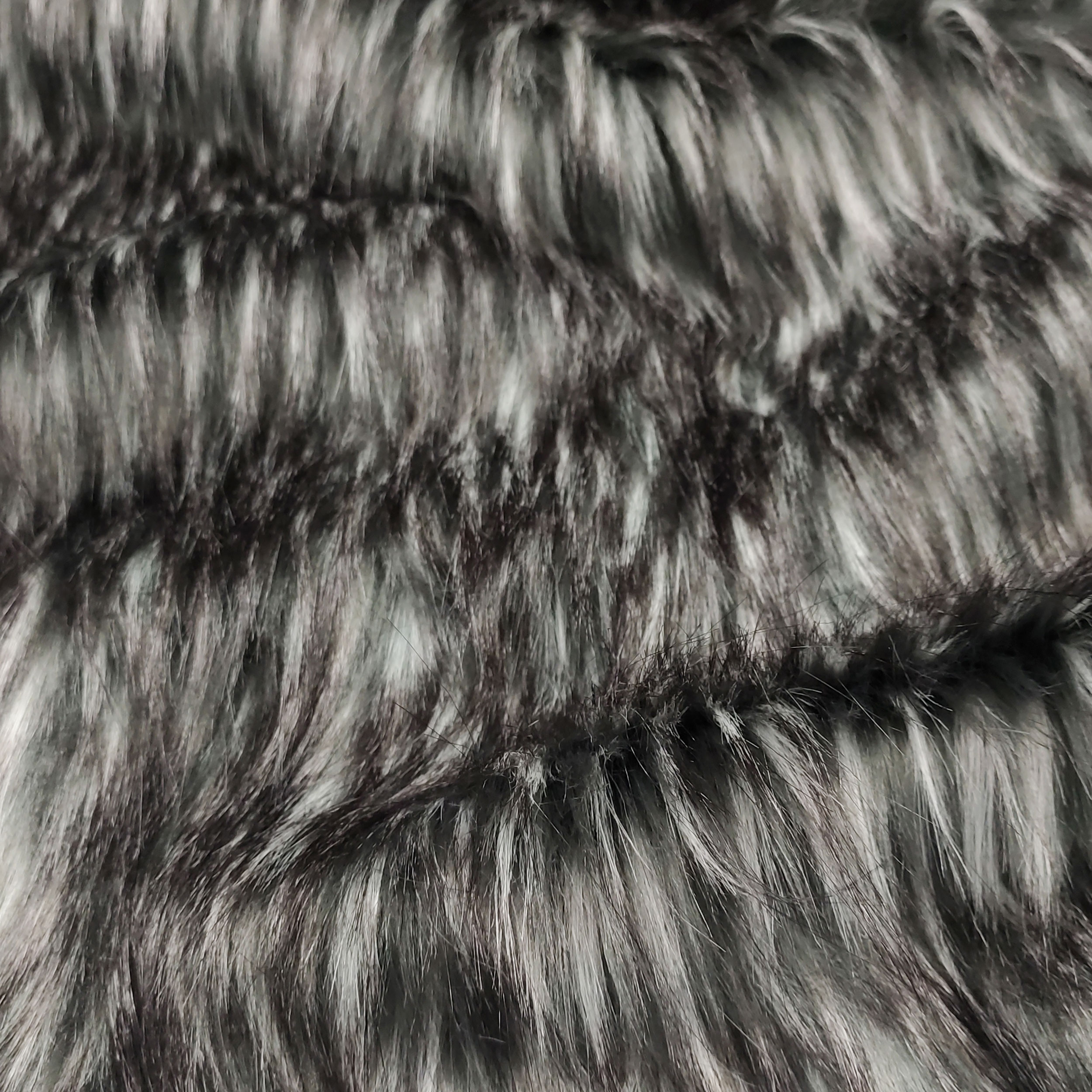 Manteau long découpé Soft Black Melange 40x160 cm Image